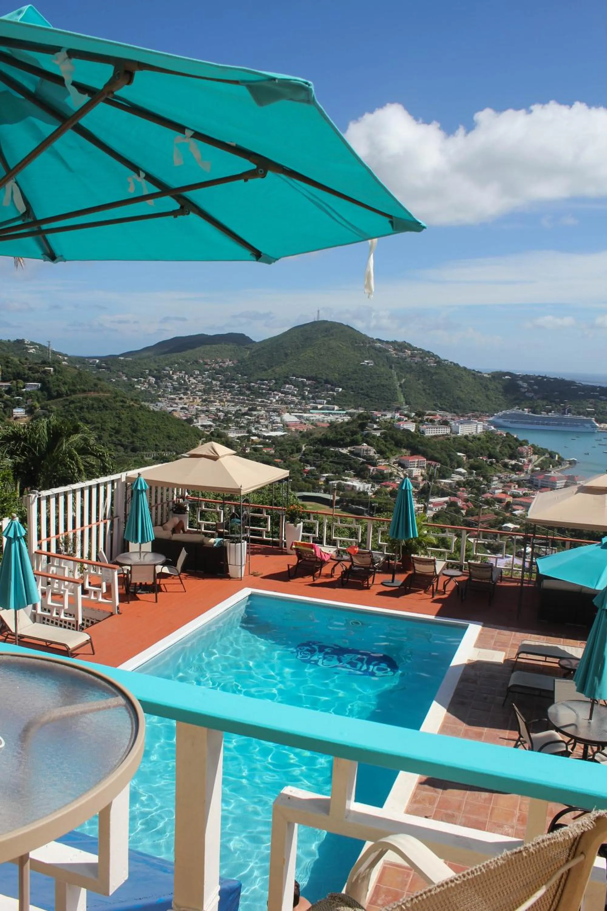 Pool view in The Mafolie Hotel