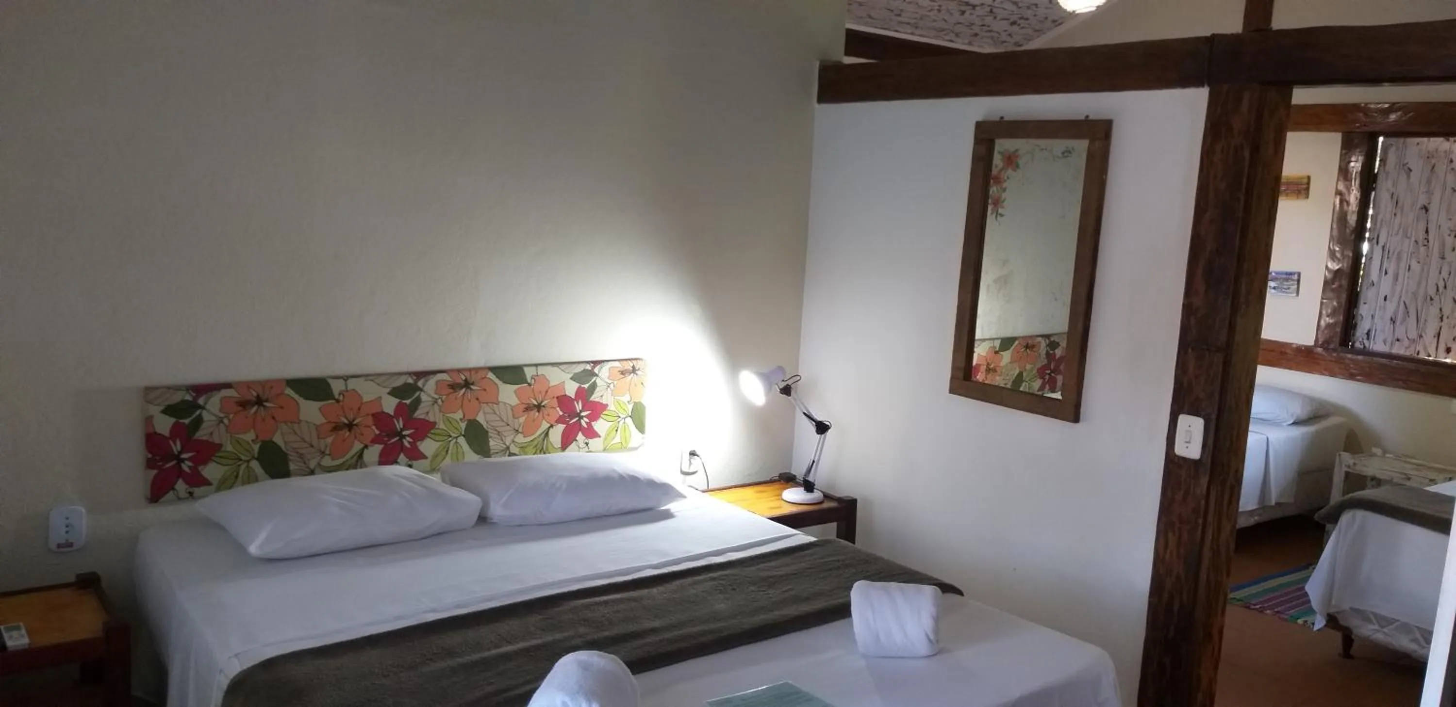 Bed in Pousada Macunaima