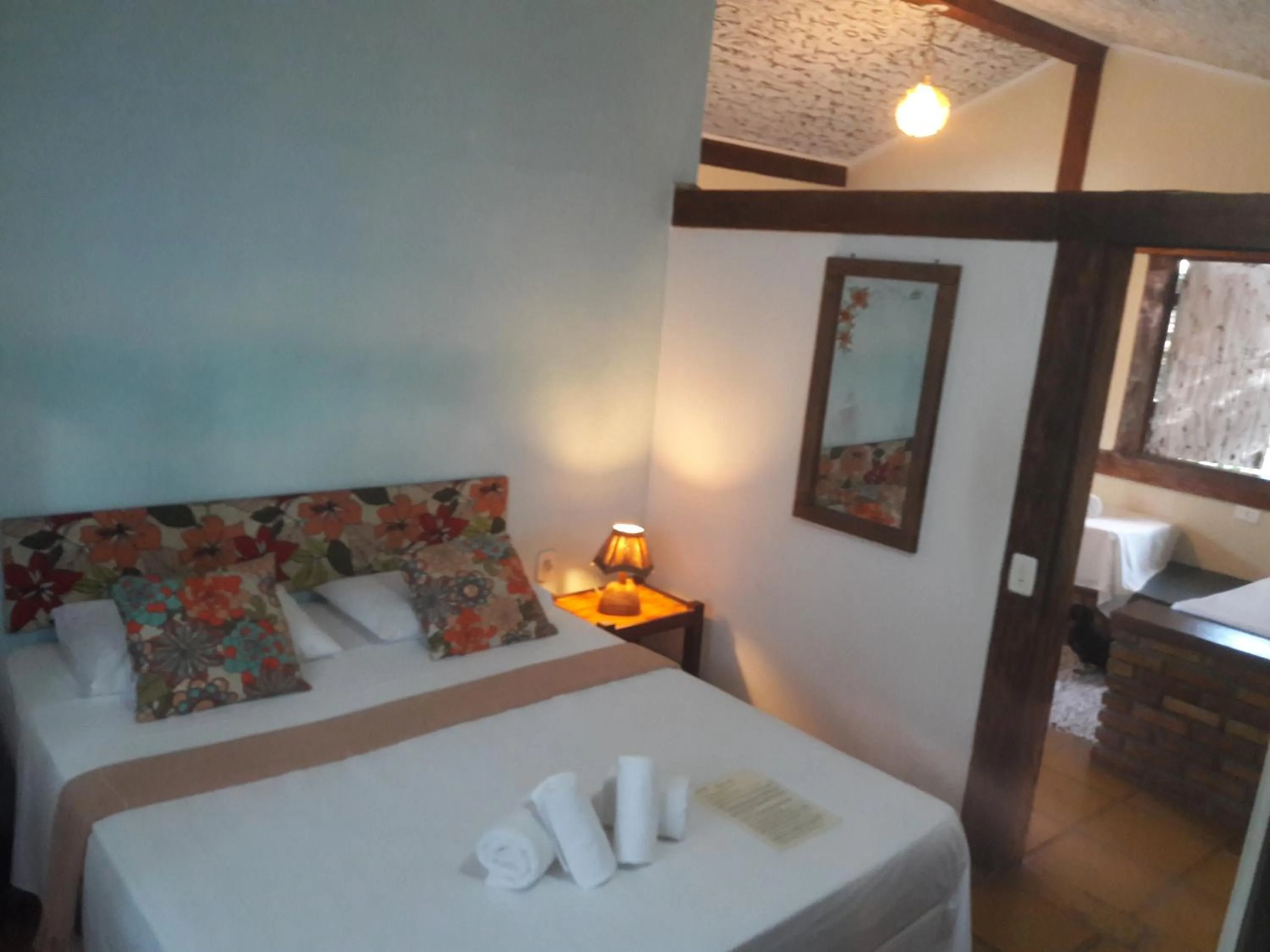 Bed in Pousada Macunaima