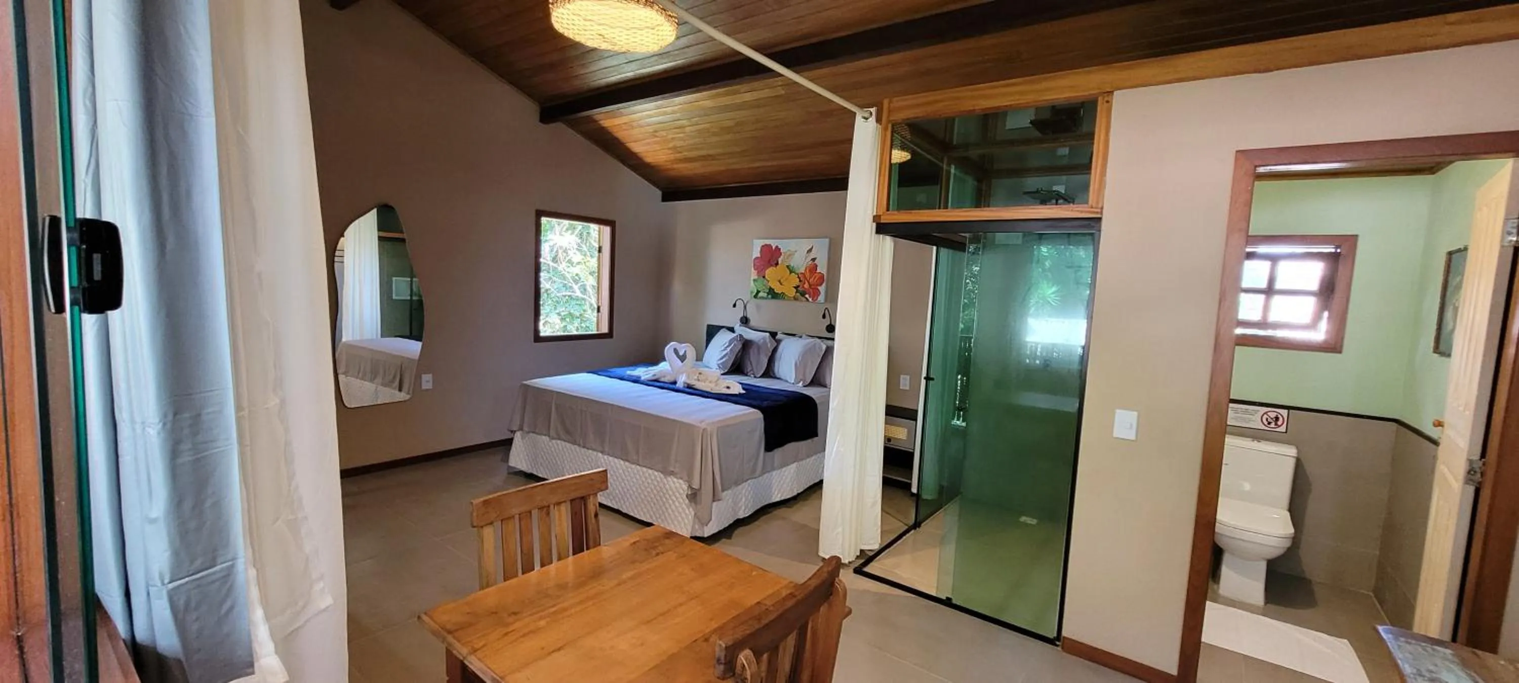 Bed in Pousada Macunaima