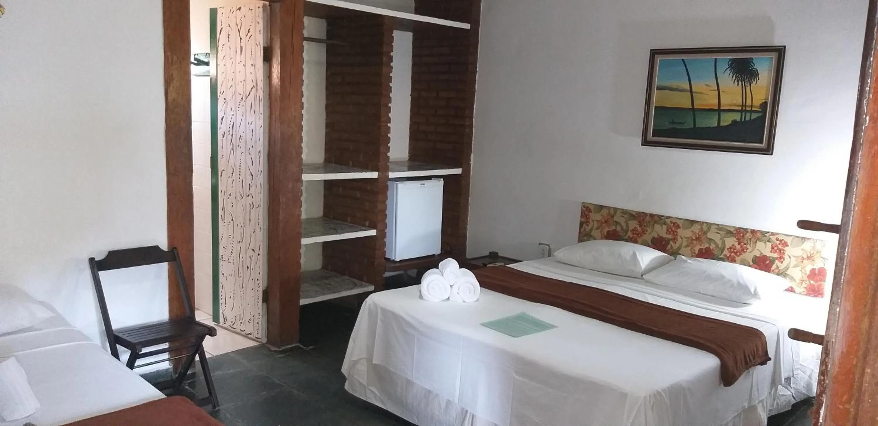 Bed in Pousada Macunaima