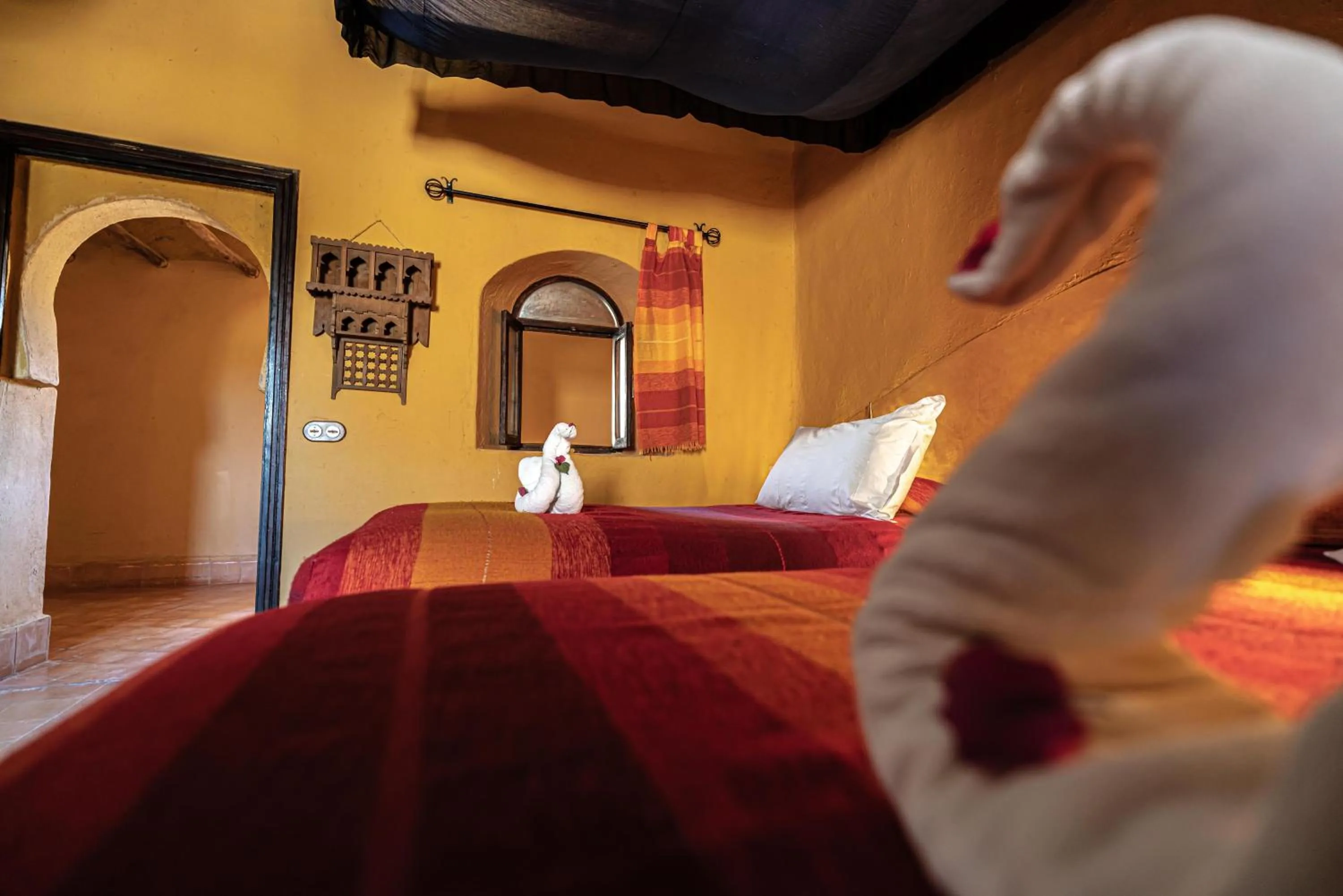Bed in Kasbah Hotel Tombouctou