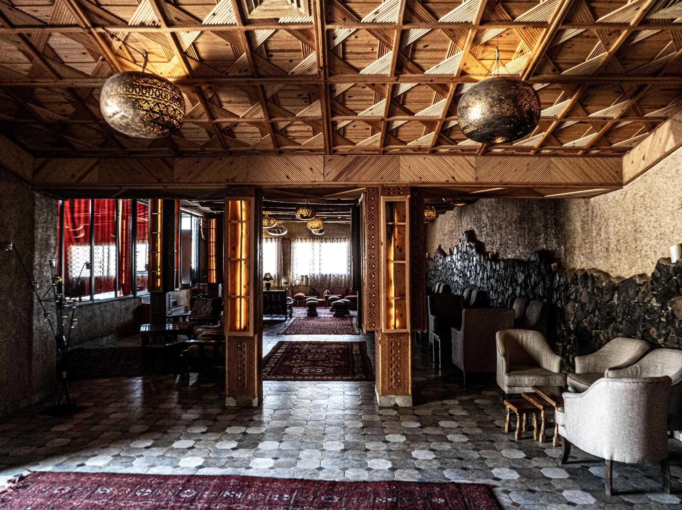 Bed in Kasbah Hotel Tombouctou