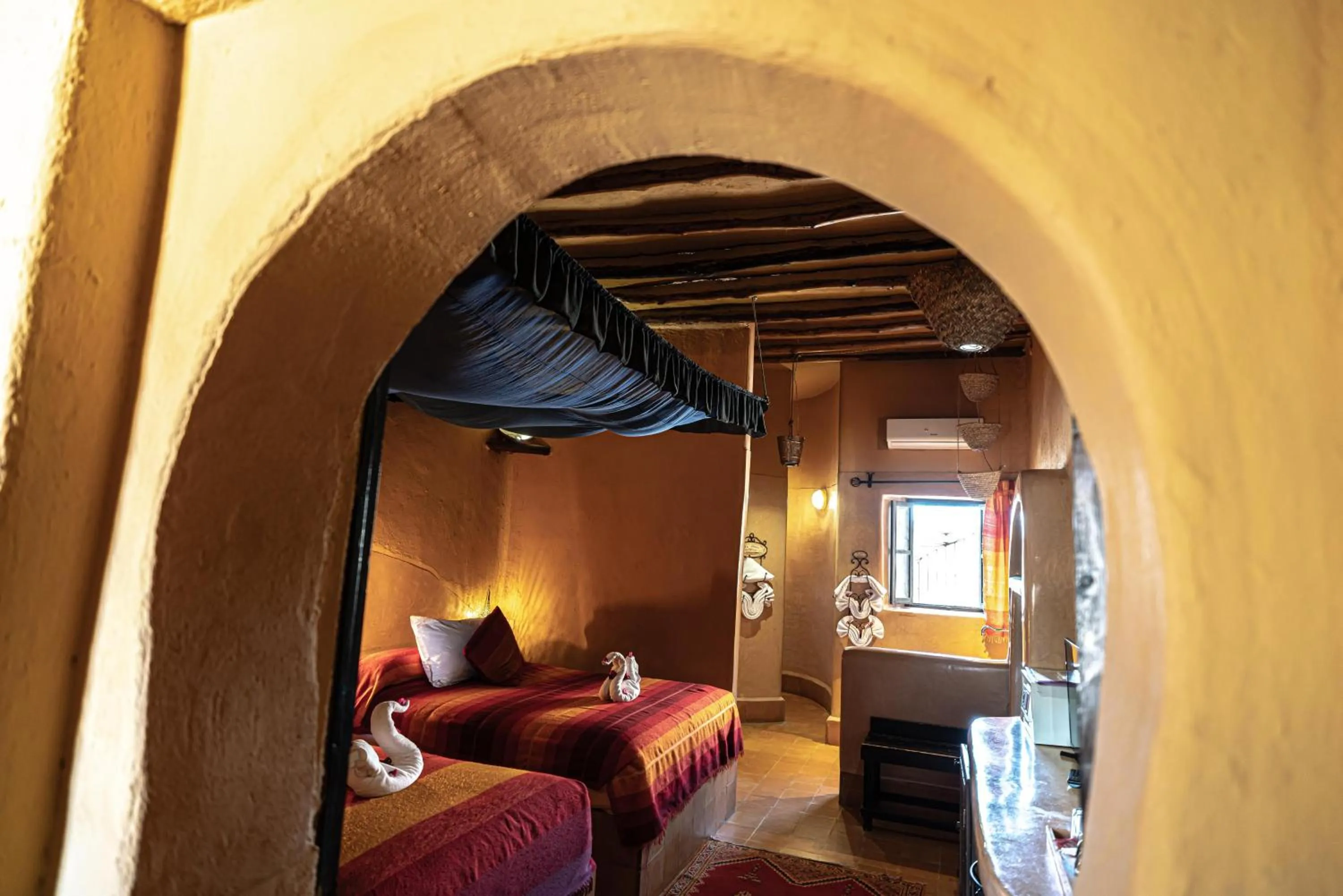 Bed in Kasbah Hotel Tombouctou