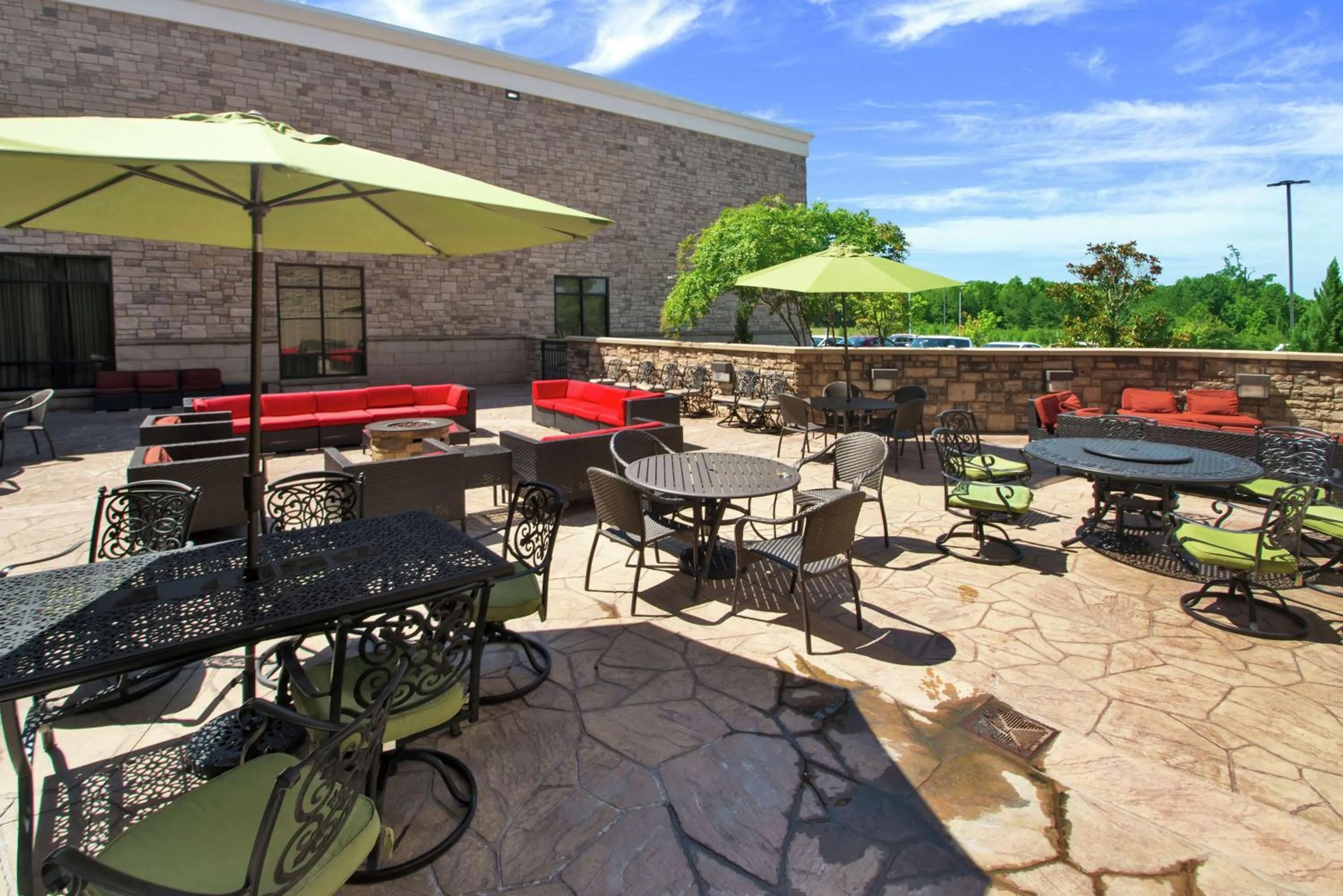 Patio in Embassy Suites by Hilton Fayetteville Fort Bragg