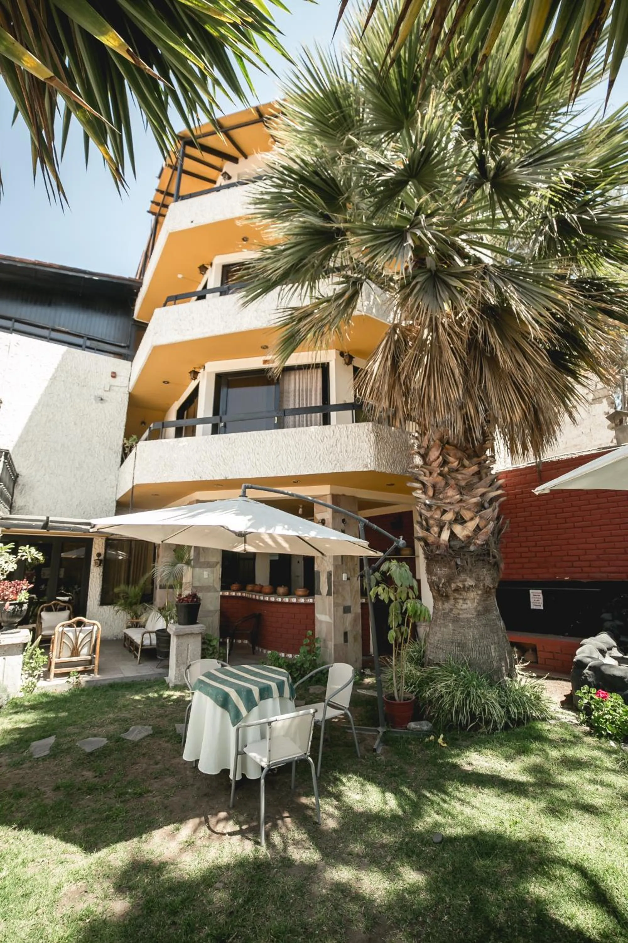 Garden in Hotel Andenes