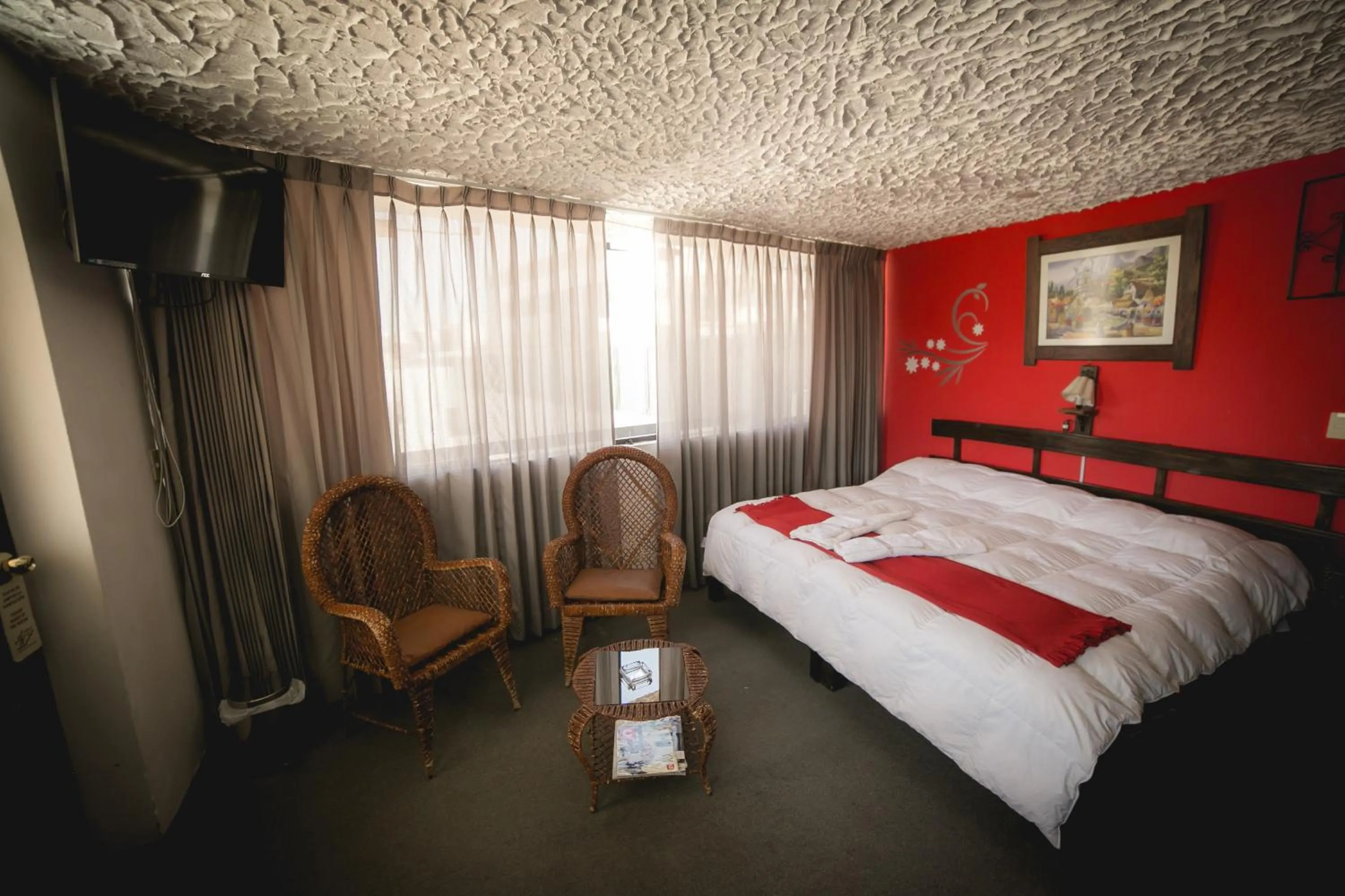 Bedroom, Bed in Hotel Andenes