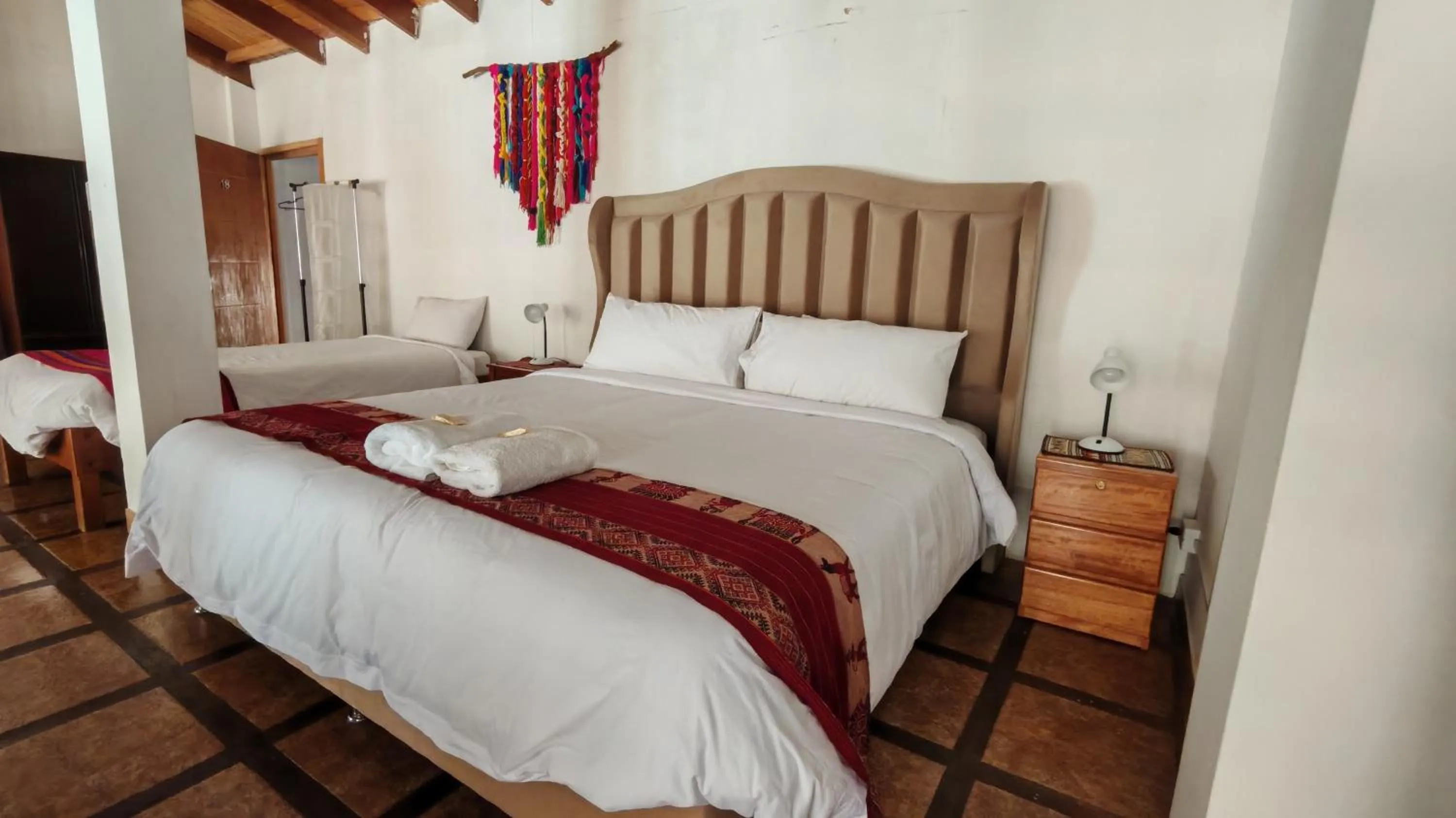 Bed in Hospedaje Chaska Pisac