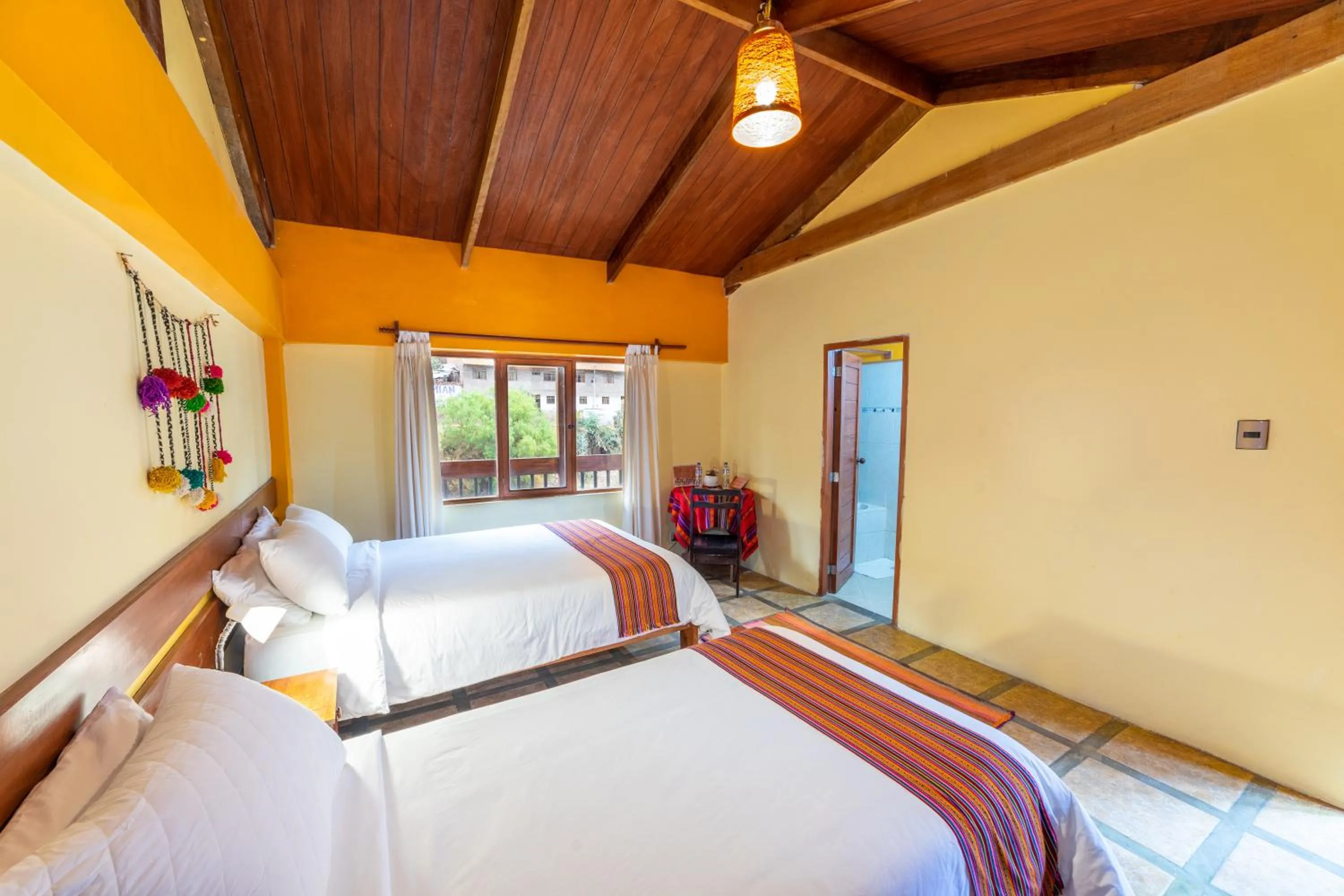 Bed in Hospedaje Chaska Pisac