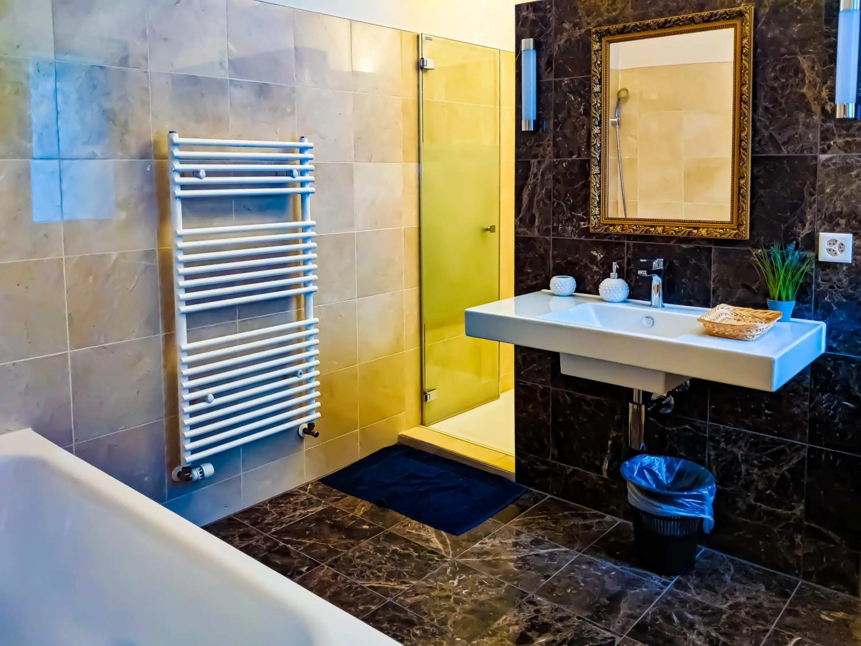 Shower in Hotel Lakeview bei Interlaken