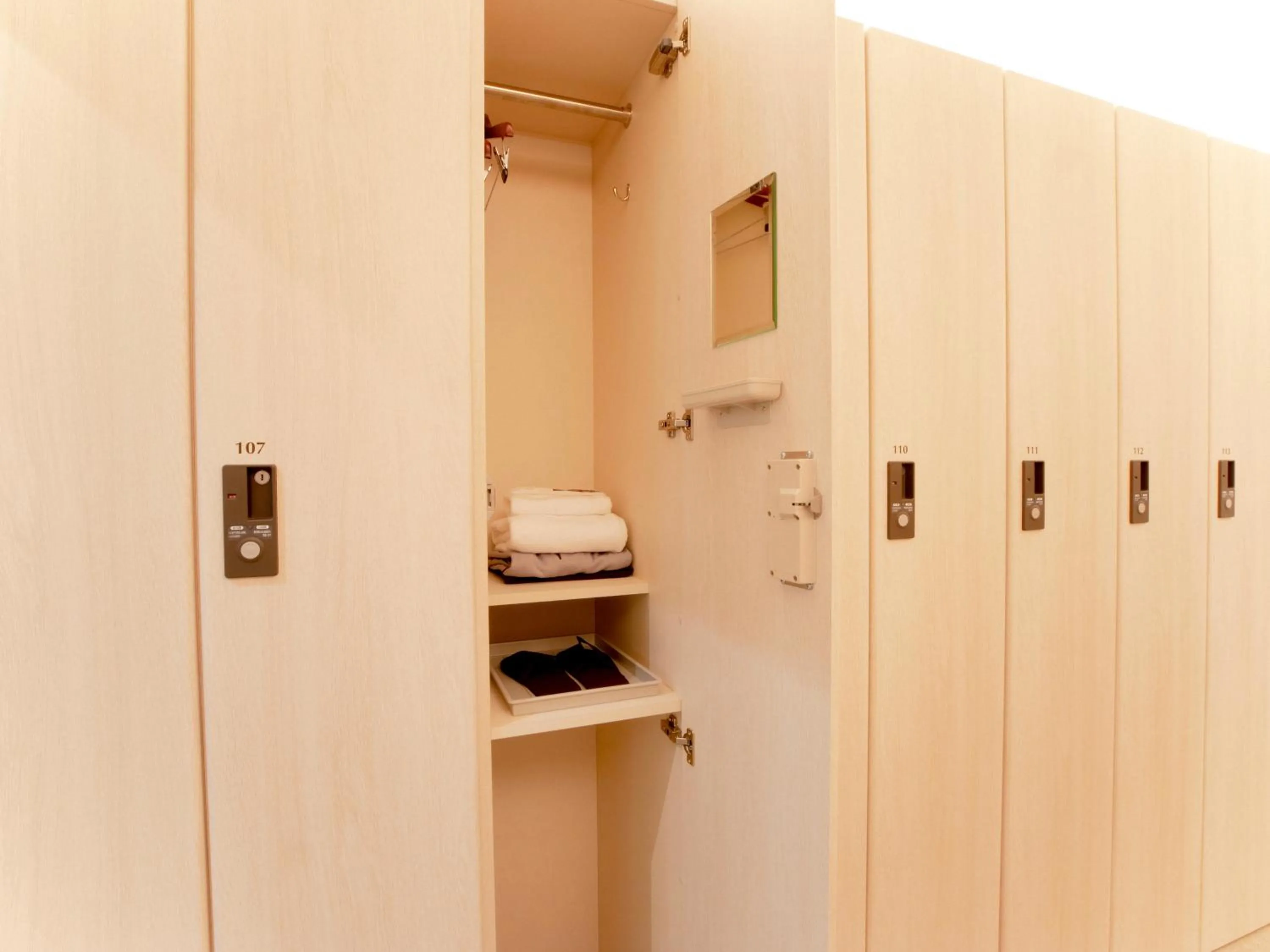 locker in Glansit Kyoto Kawaramachi