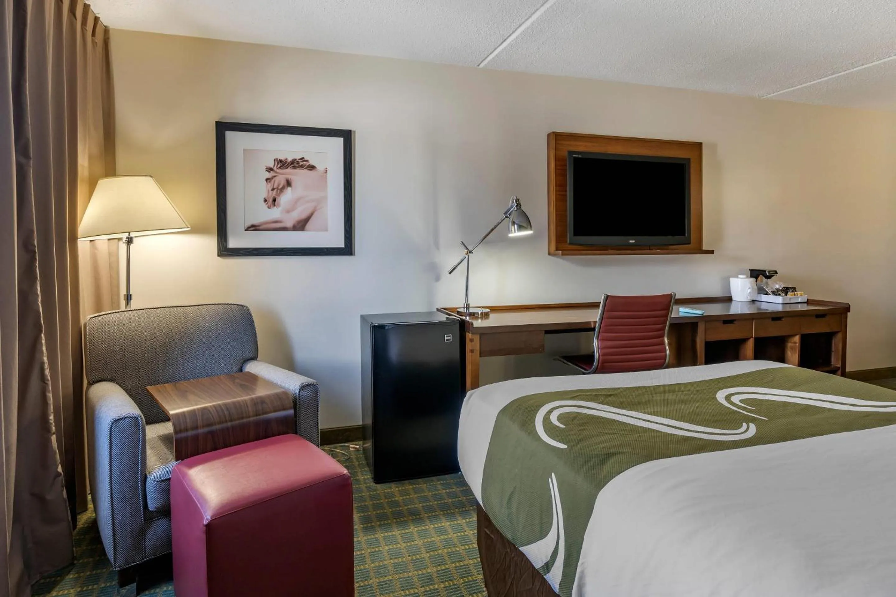 TV and multimedia, Bed in Quality Inn Lexington -Horse Park