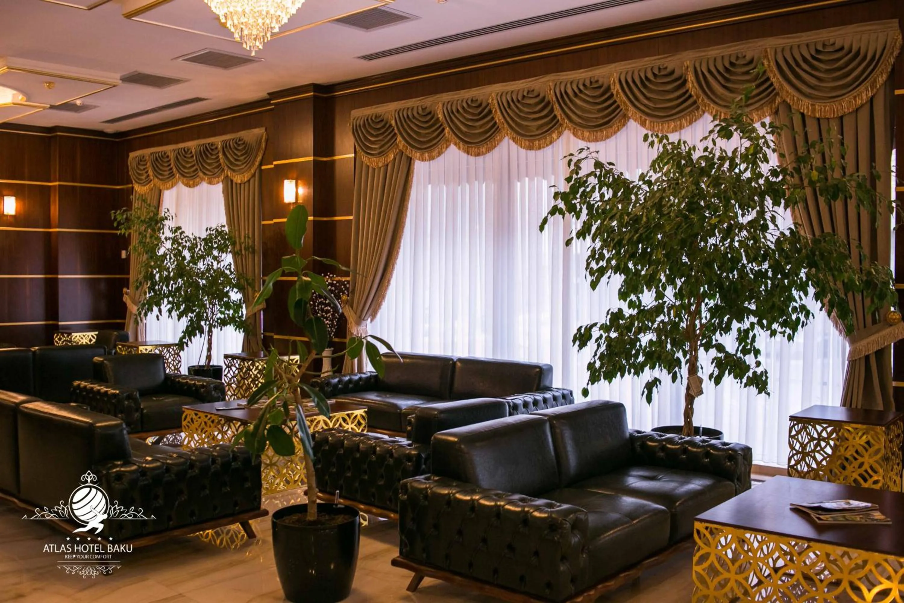 Lobby or reception in Atlas Hotel Baku