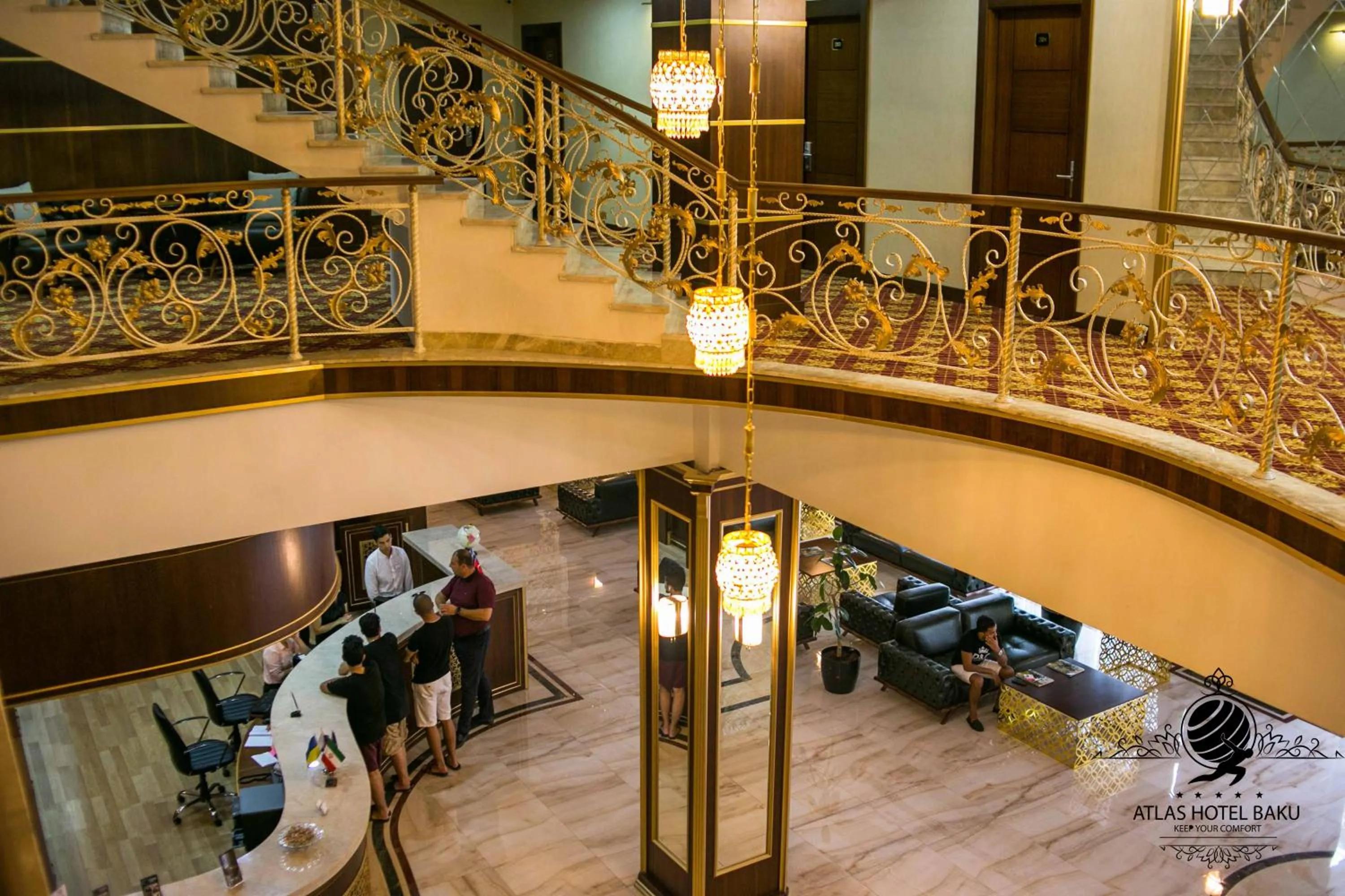 Lobby or reception in Atlas Hotel Baku