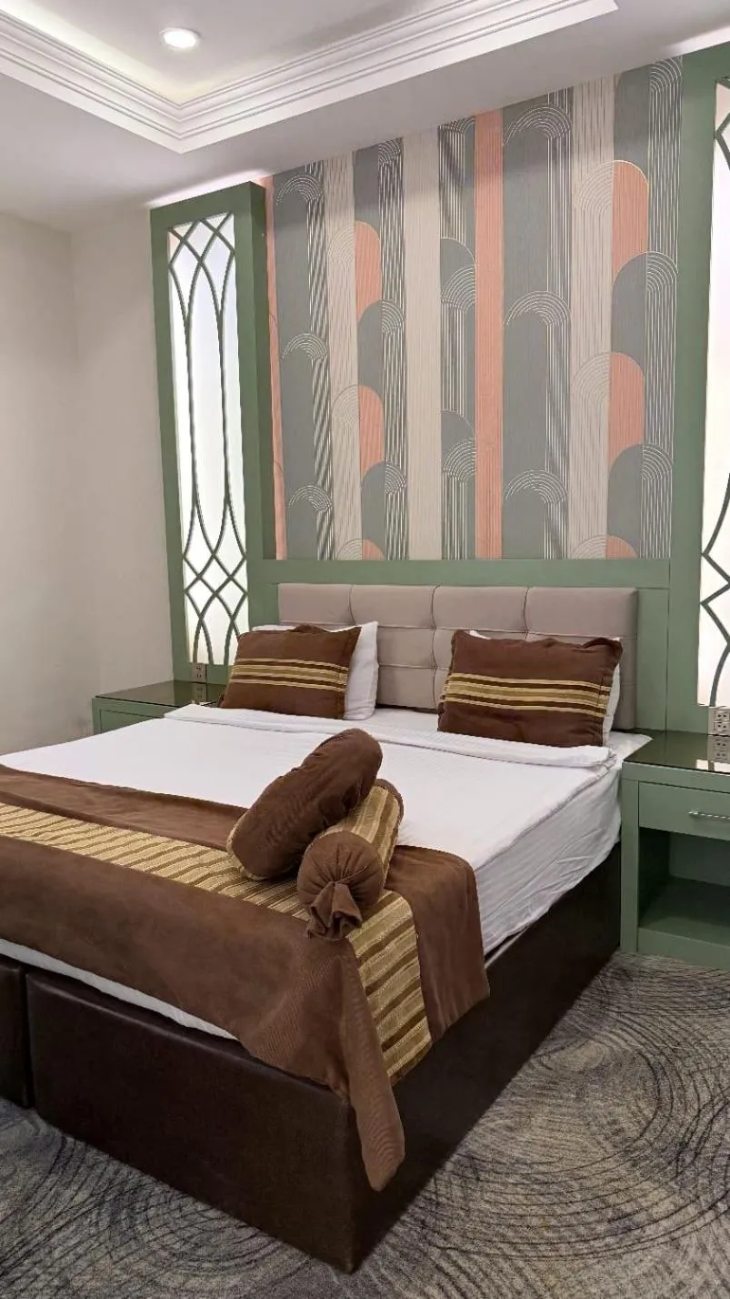 Bed in Atlas Hotel Baku