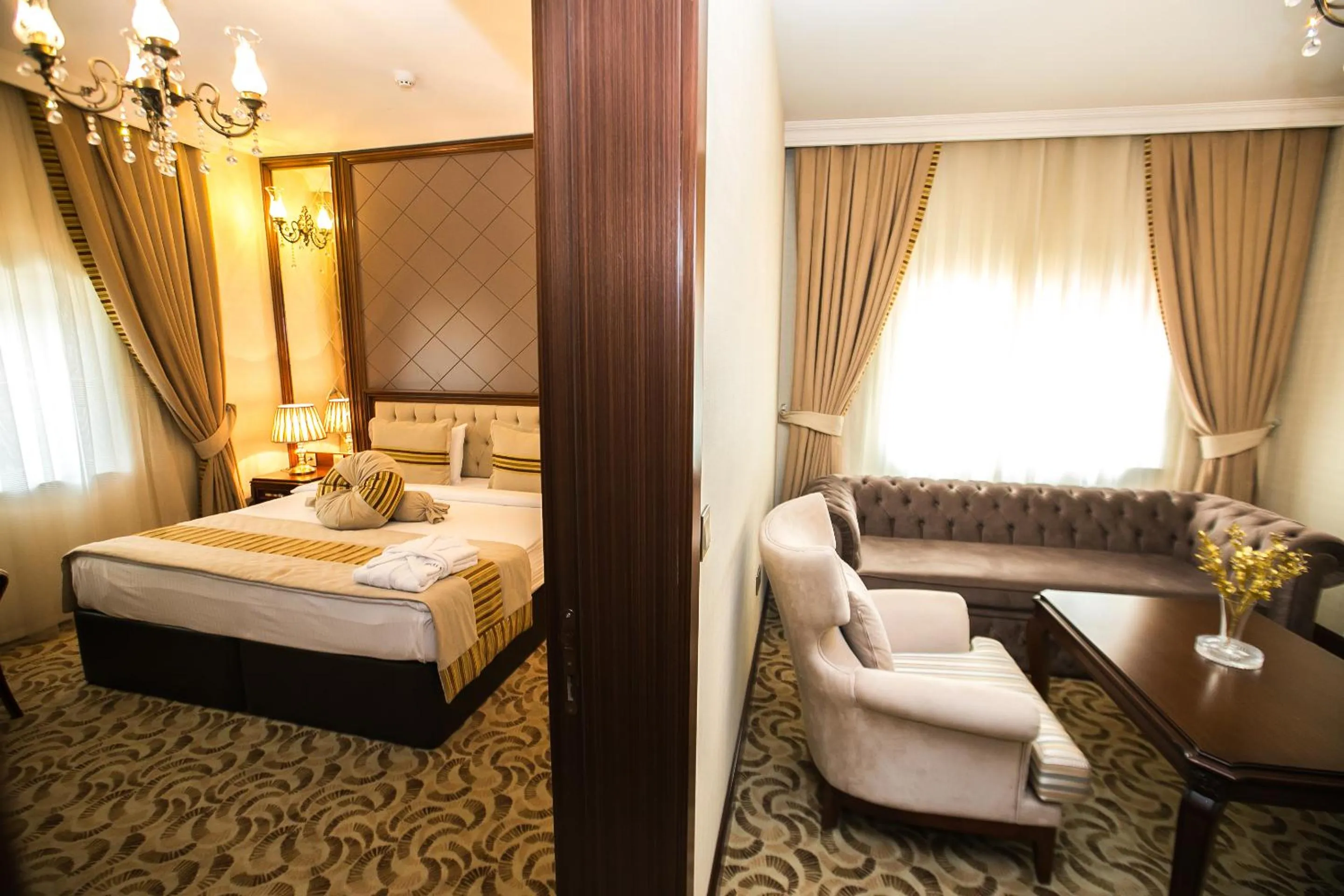 Photo of the whole room, Bed in Atlas Hotel Baku