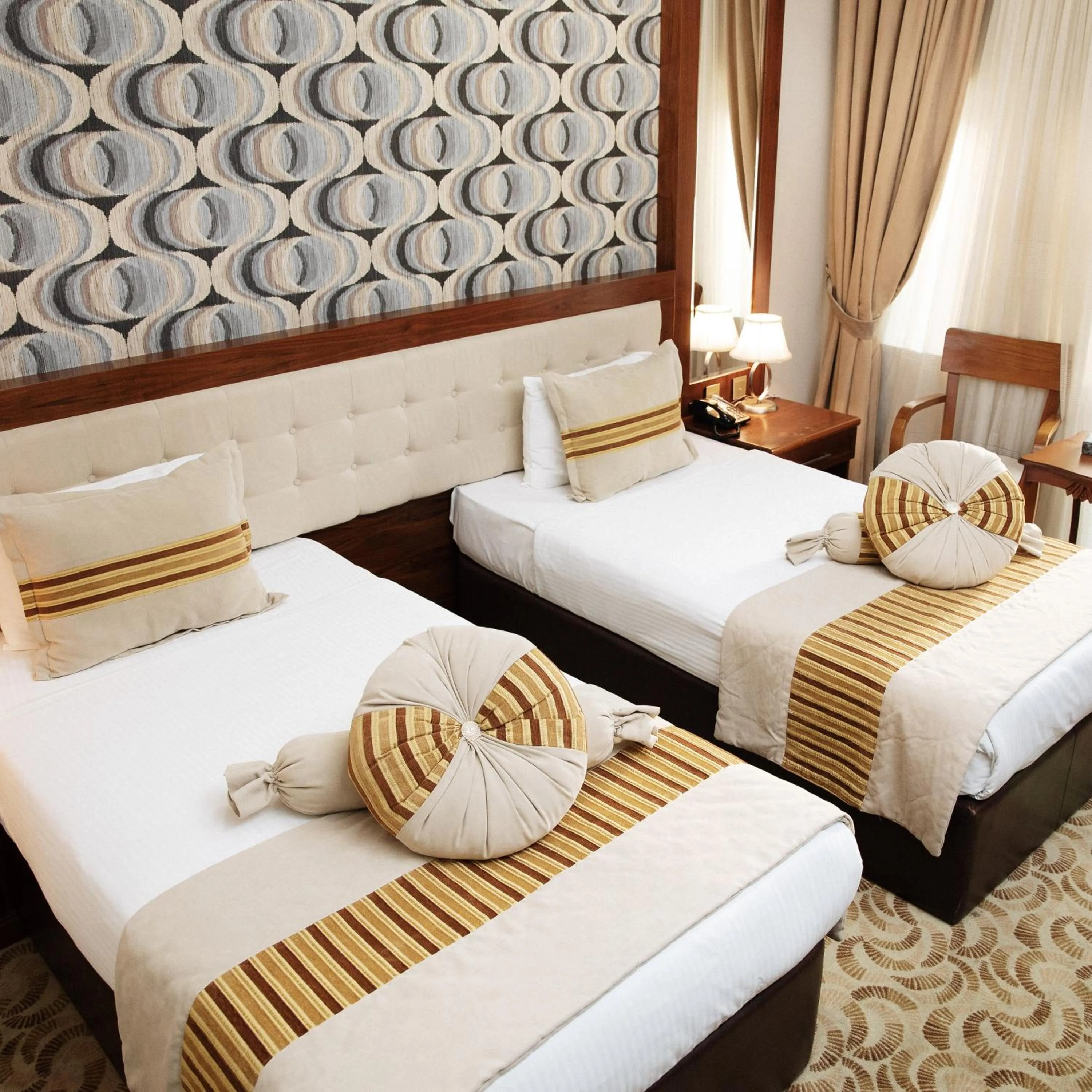 Bed in Atlas Hotel Baku