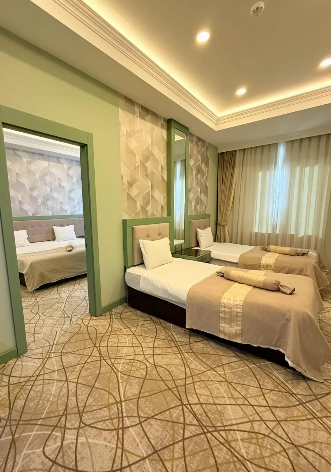 Bed in Atlas Hotel Baku