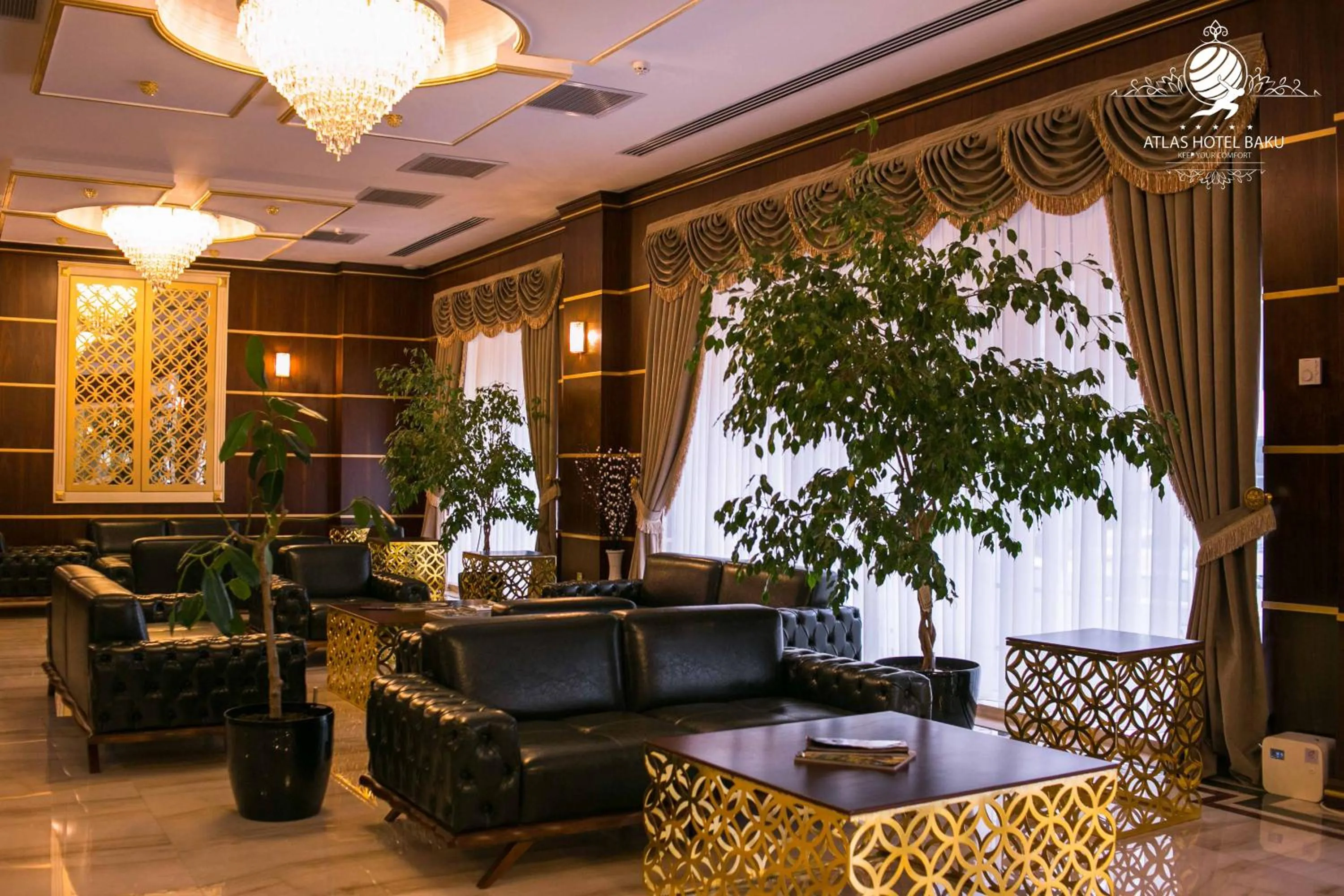 Lobby or reception in Atlas Hotel Baku