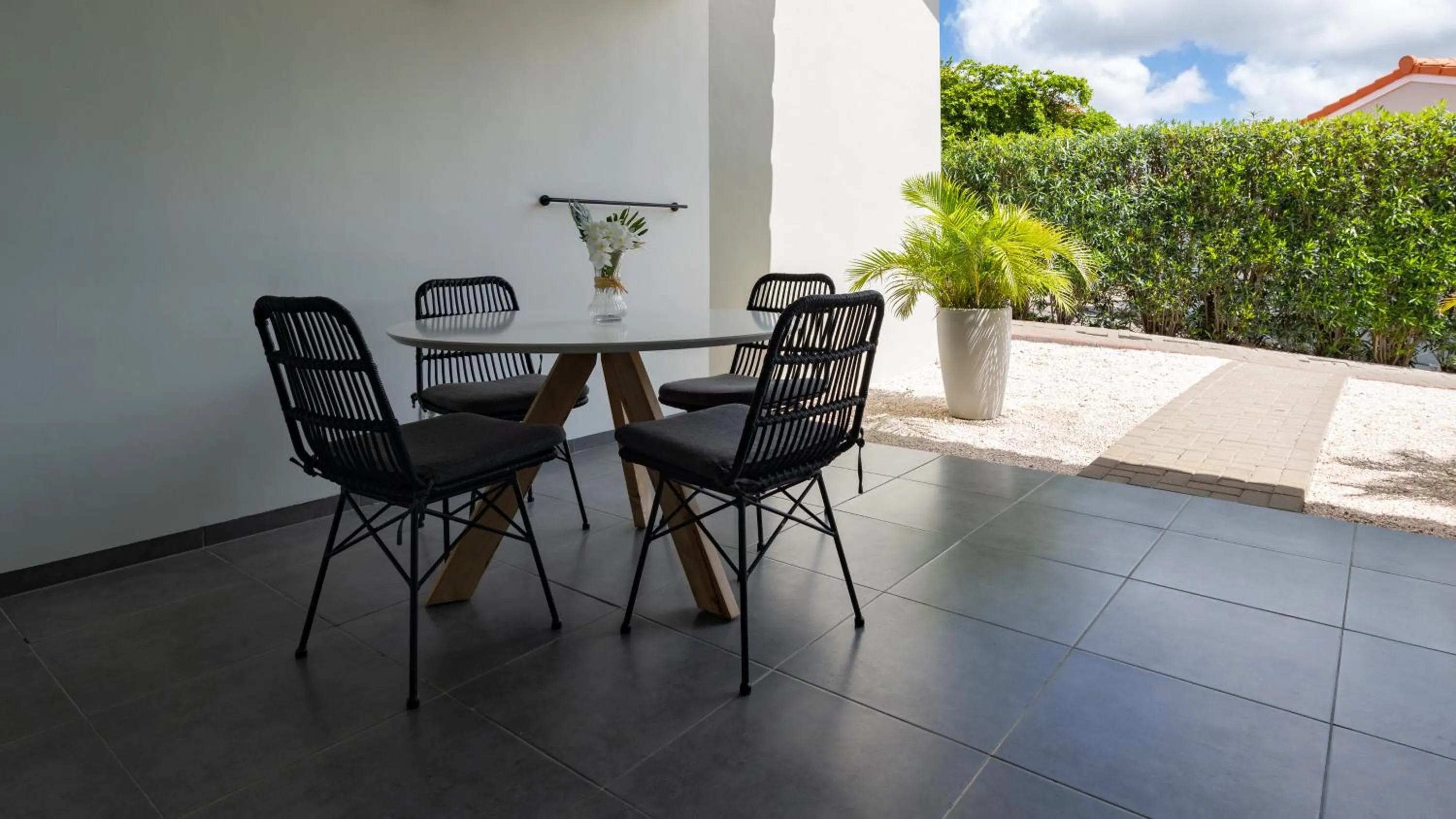 Patio in Blue Bay Lodges