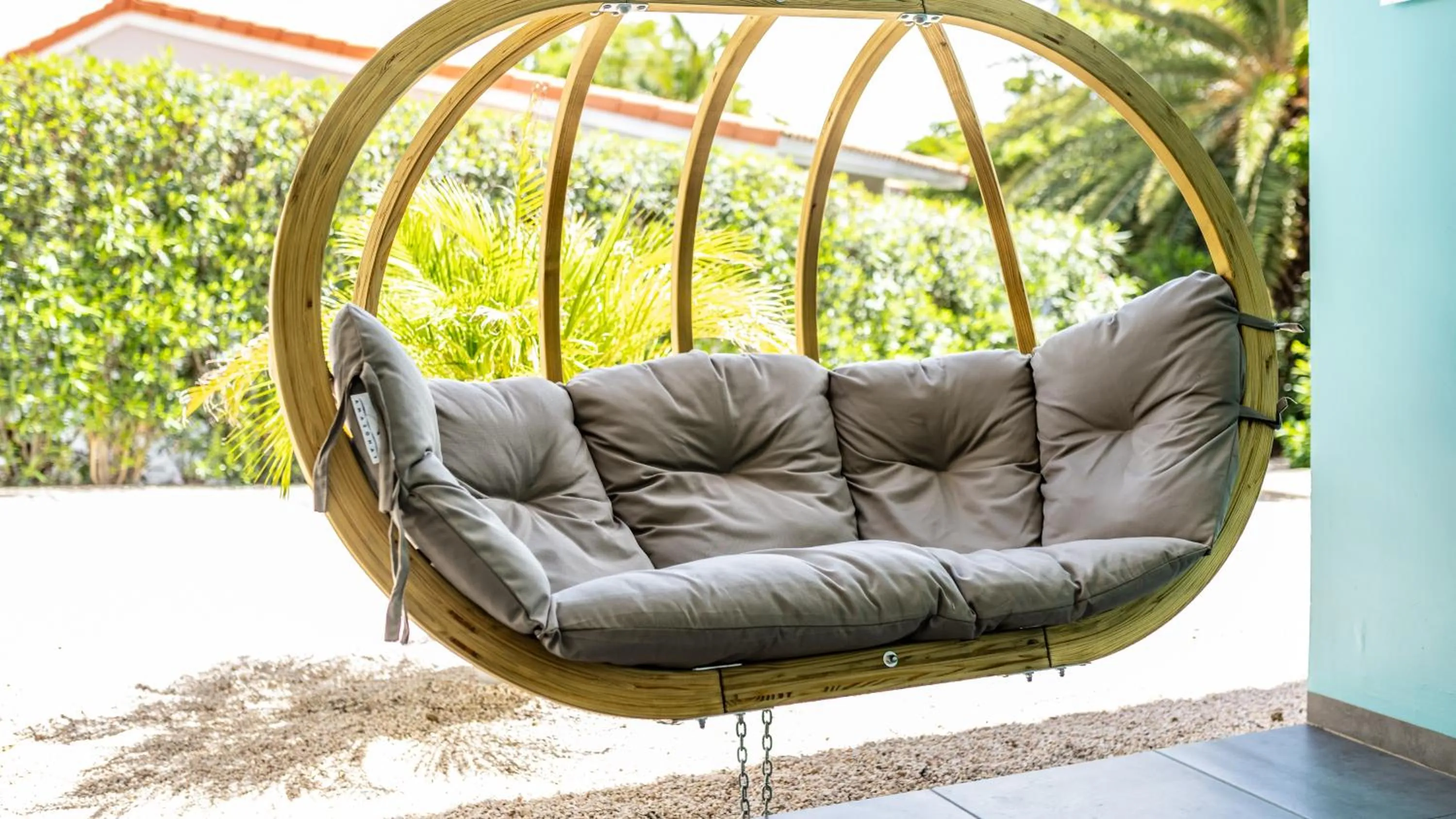 Seating area in Blue Bay Lodges