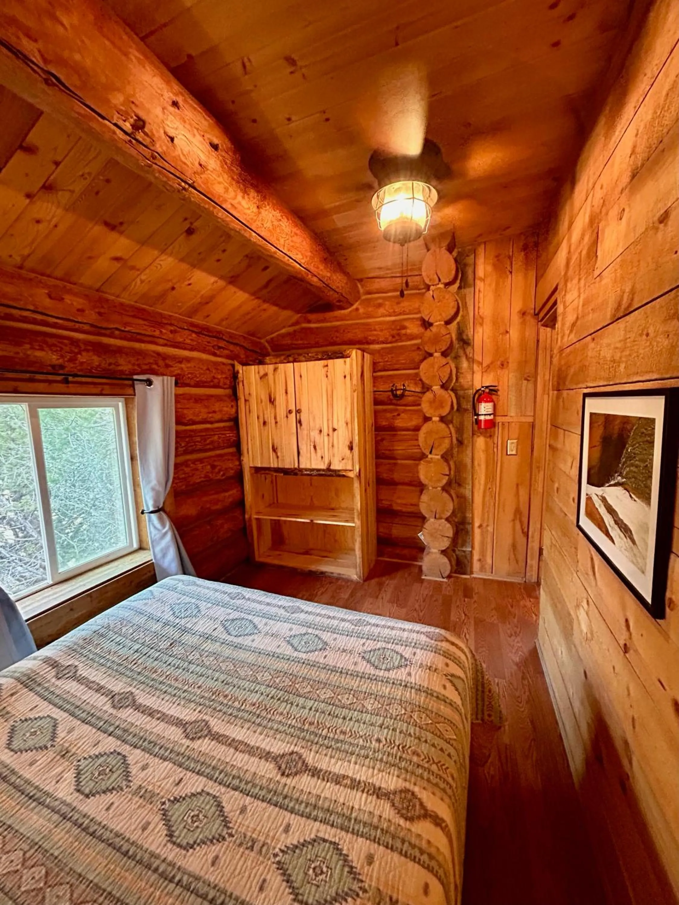 Bed in Boulder Mountain Guest Ranch