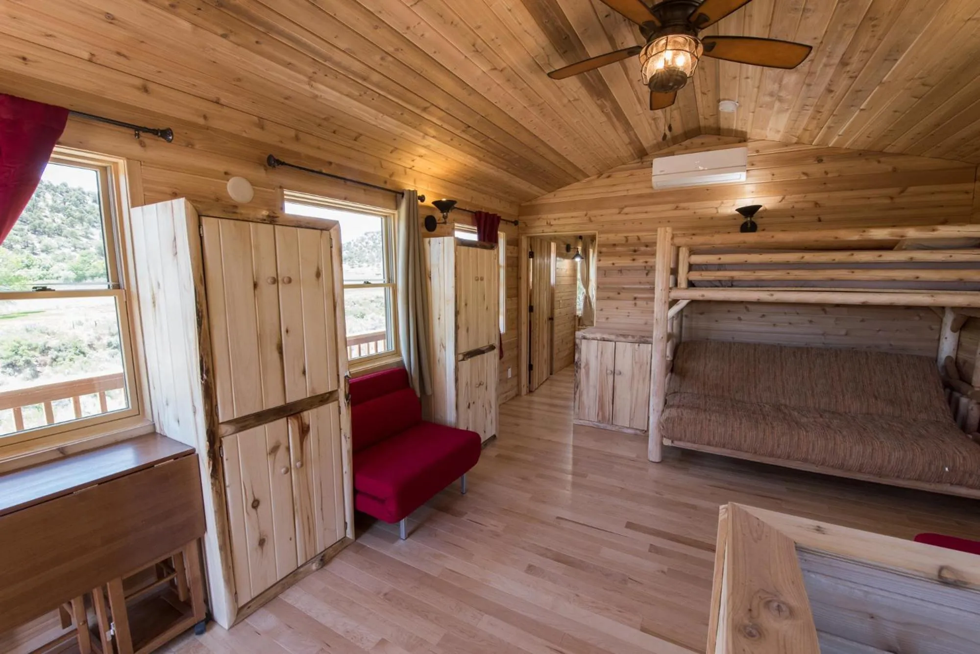 Bed in Boulder Mountain Guest Ranch