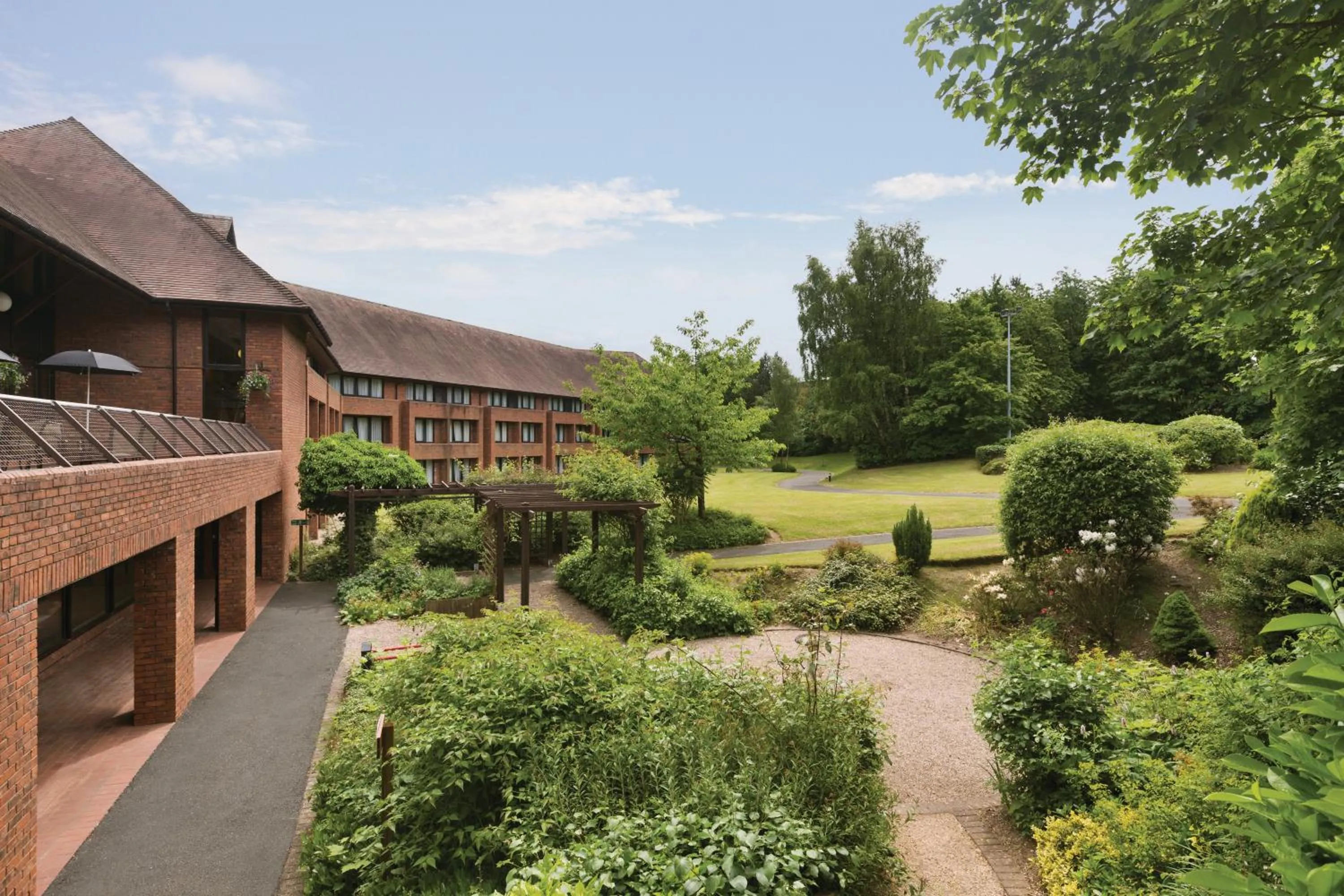 Garden in Ramada Telford Ironbridge