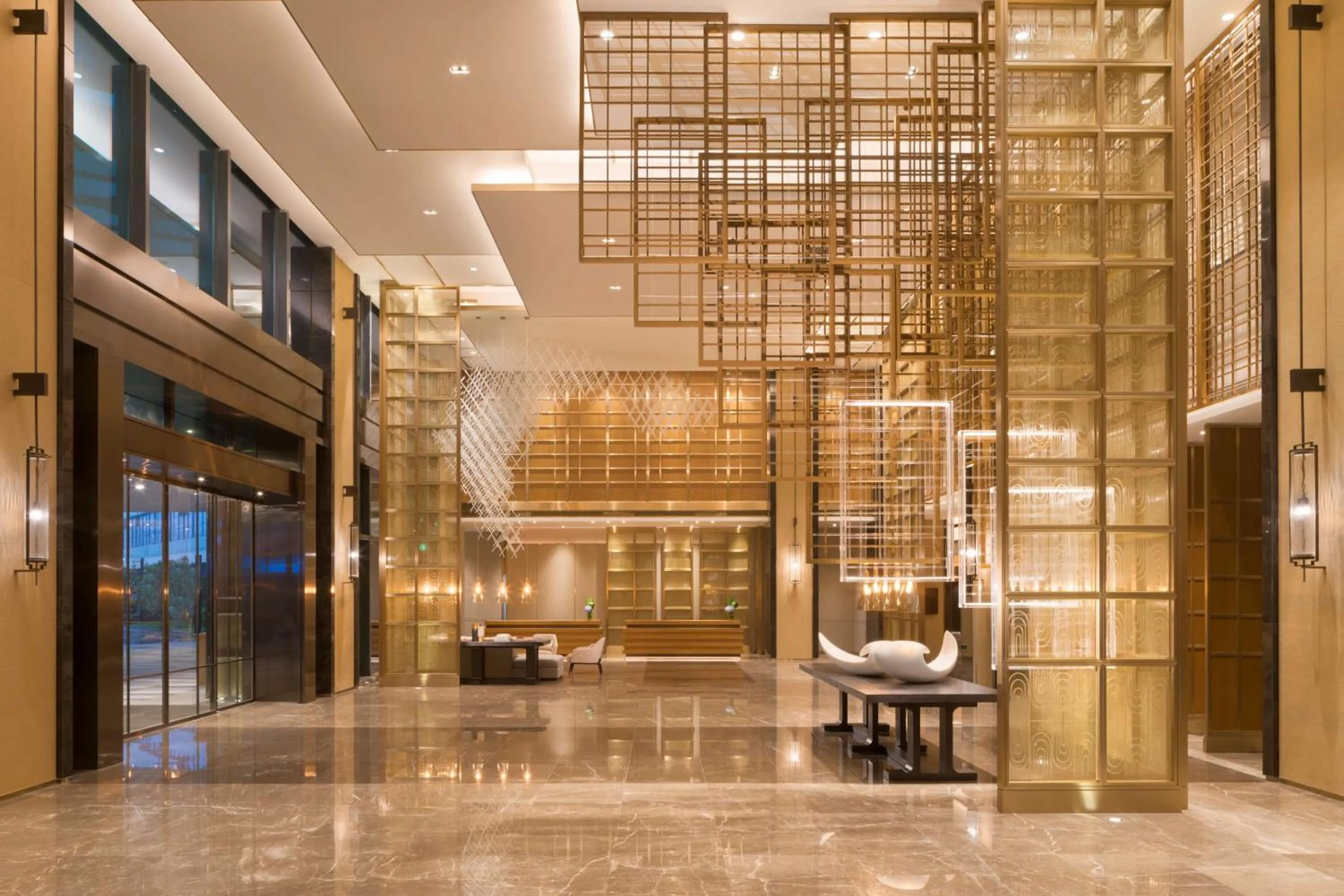 Lobby or reception in Hyatt Regency Shenzhen Airport