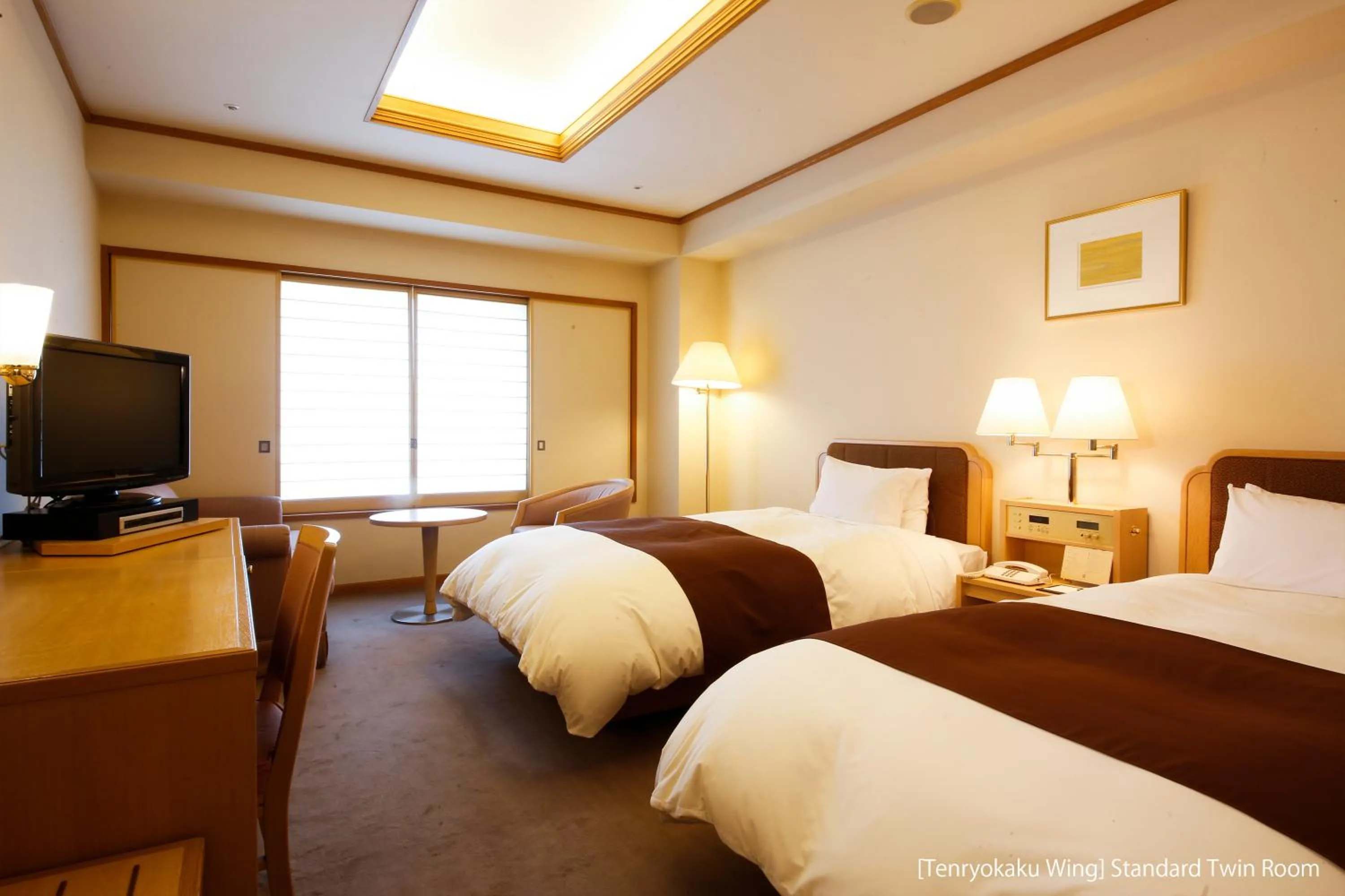 Photo of the whole room, Bed in Hida Takayama Onsen Takayama Green Hotel - KEIO GROUP HOTELS -