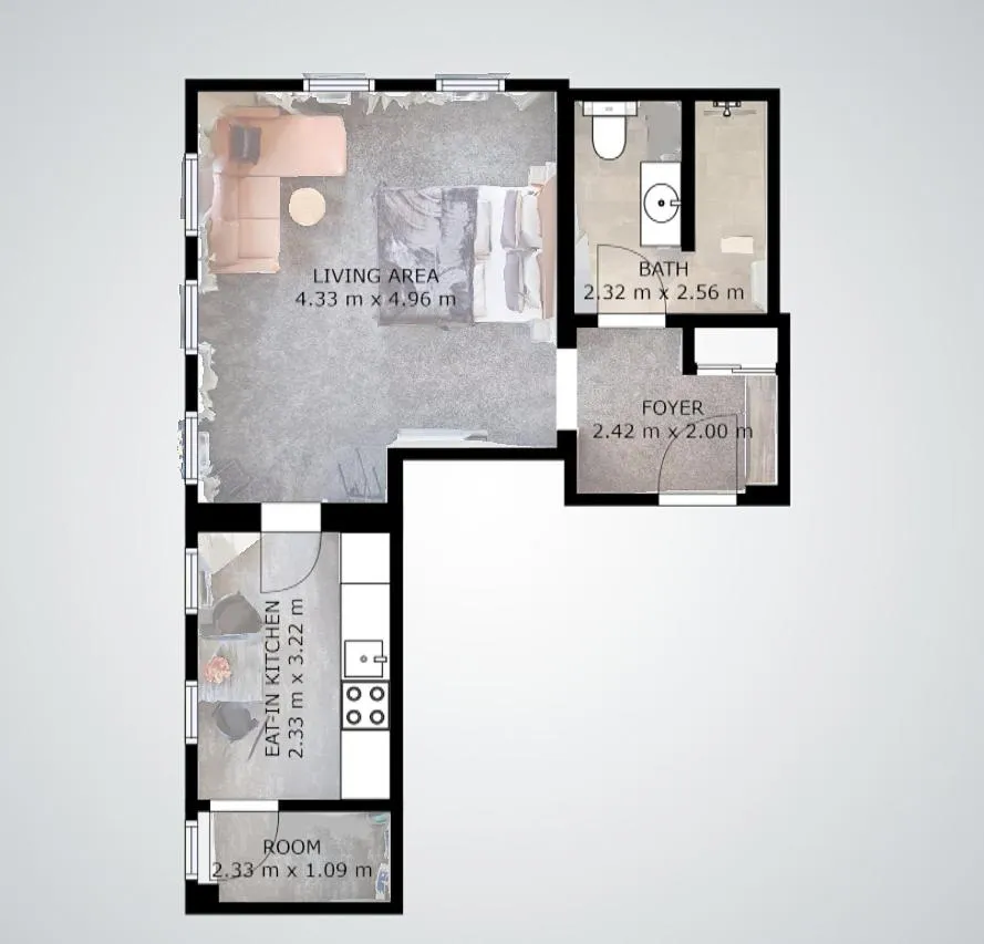 Floor plan in Boardinghouse Emden