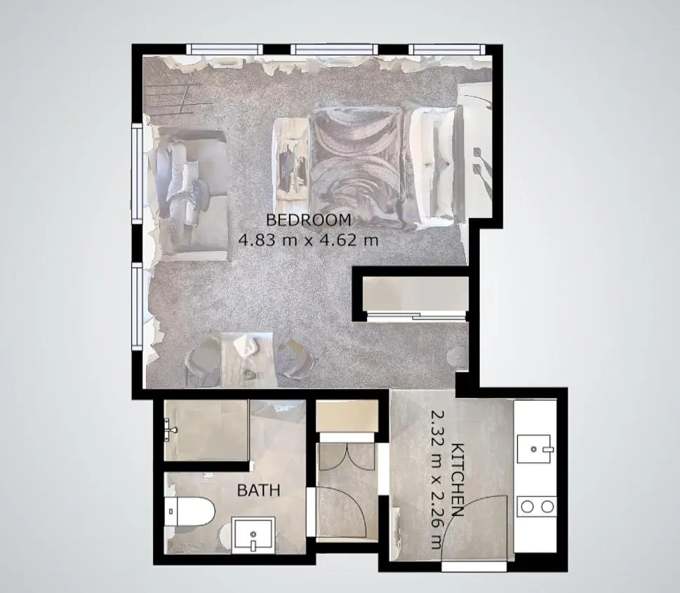 Floor plan in Boardinghouse Emden