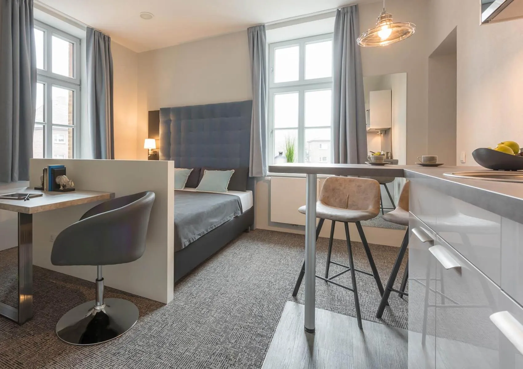 Photo of the whole room, Bed in Boardinghouse Emden