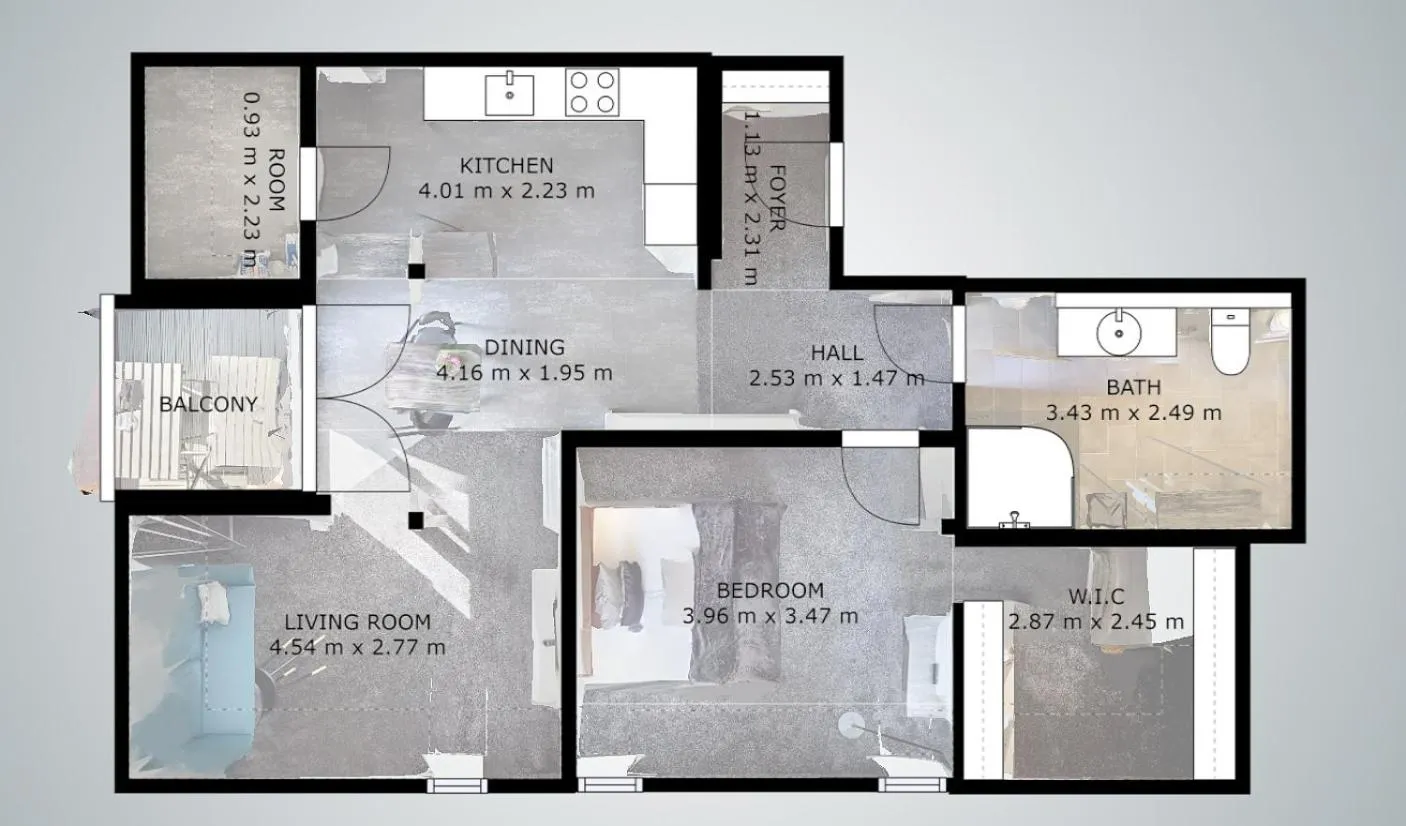 Floor plan in Boardinghouse Emden