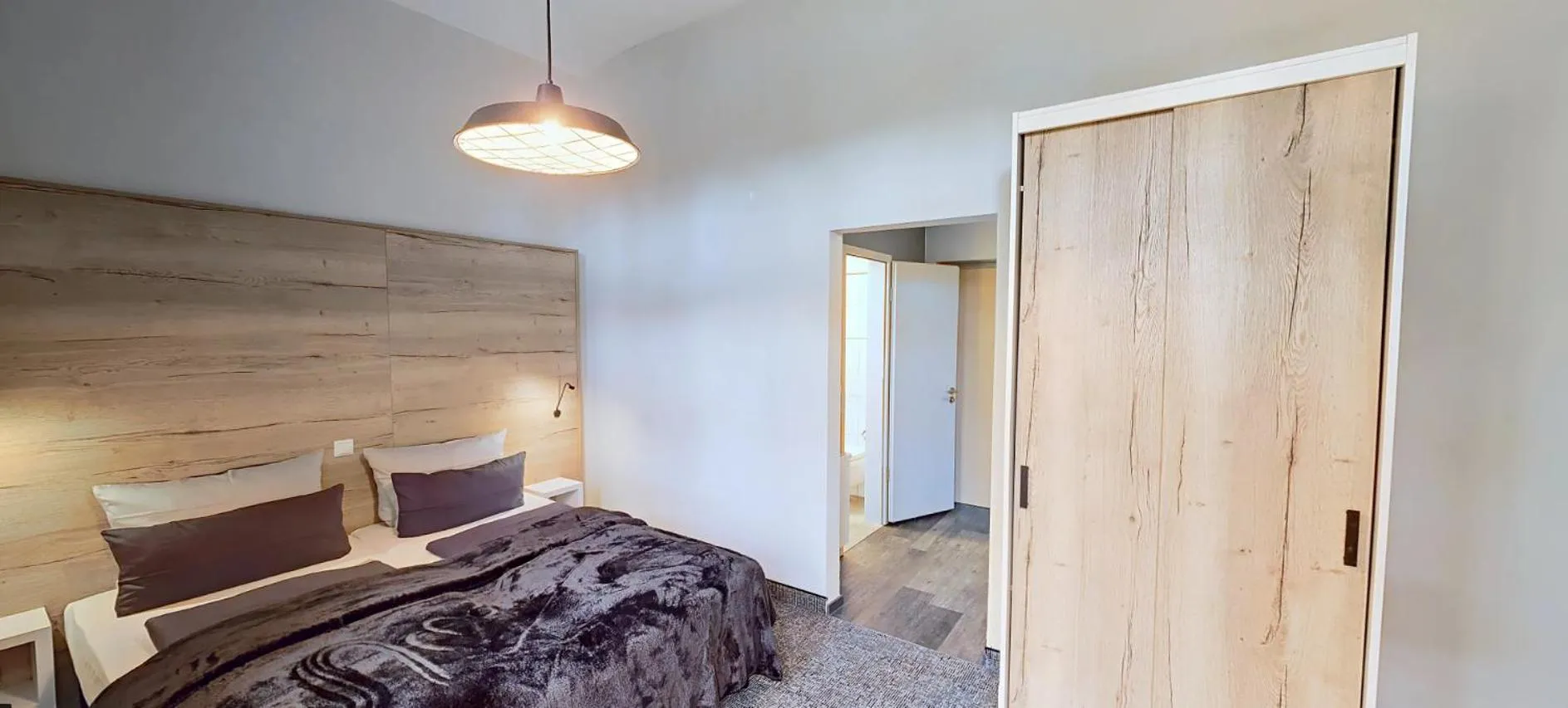 Bedroom, Bed in Boardinghouse Emden