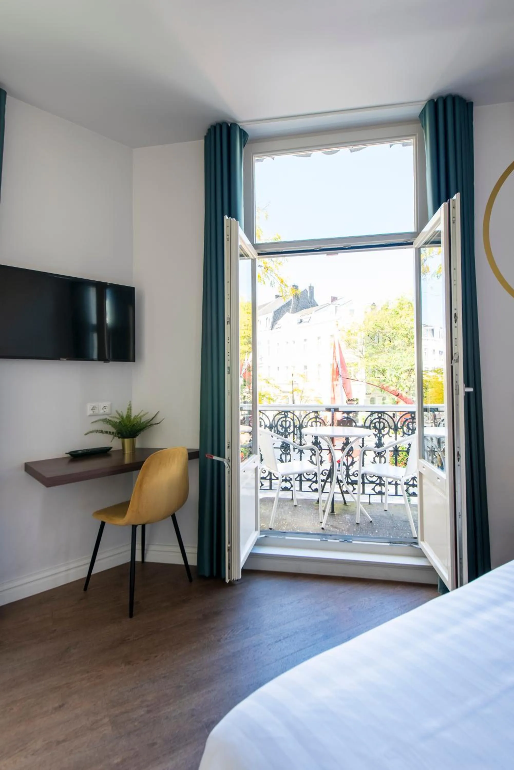 Balcony/Terrace, Bed in Alex Maastricht