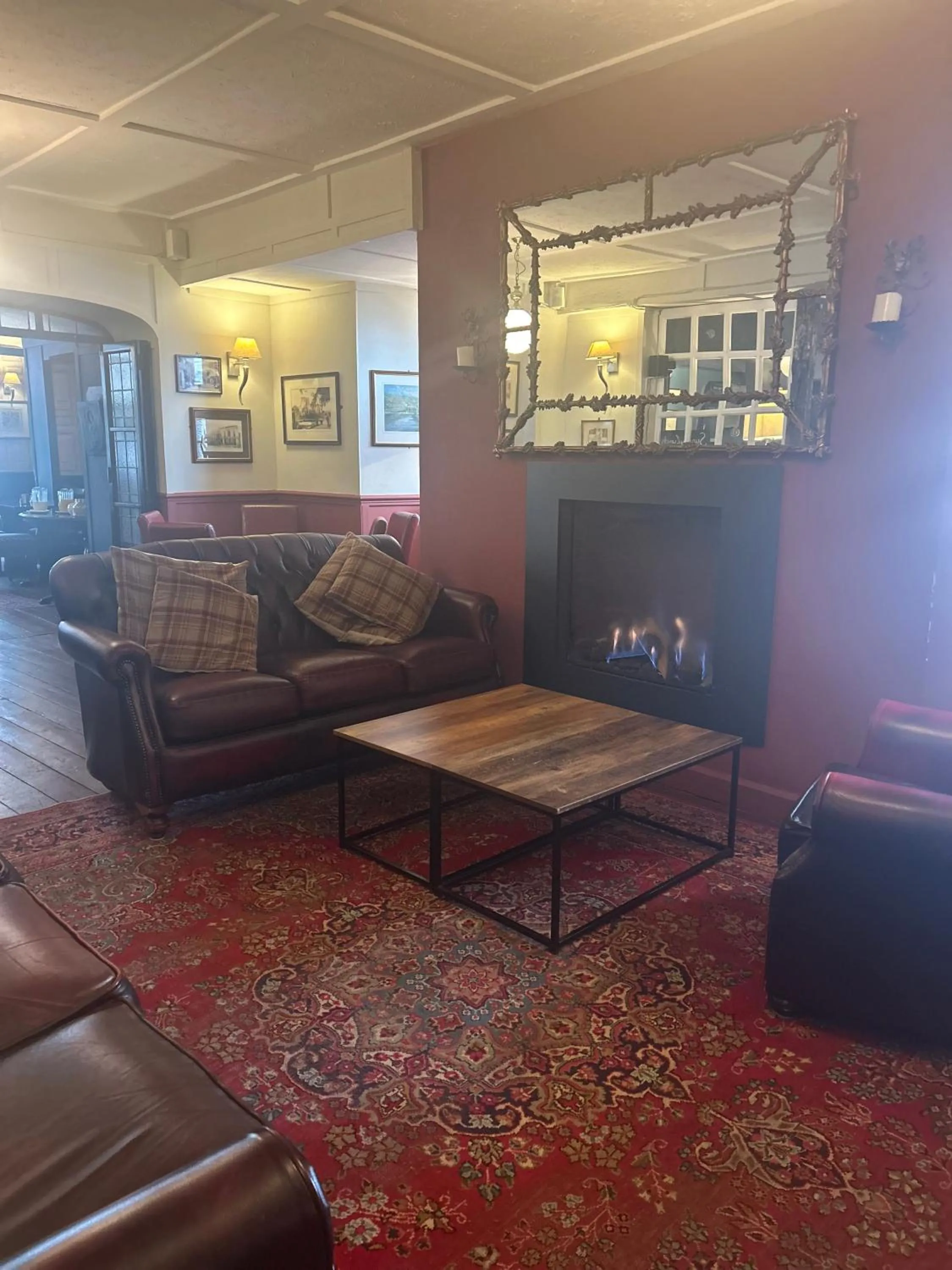 Seating area in The Beaufort Hotel