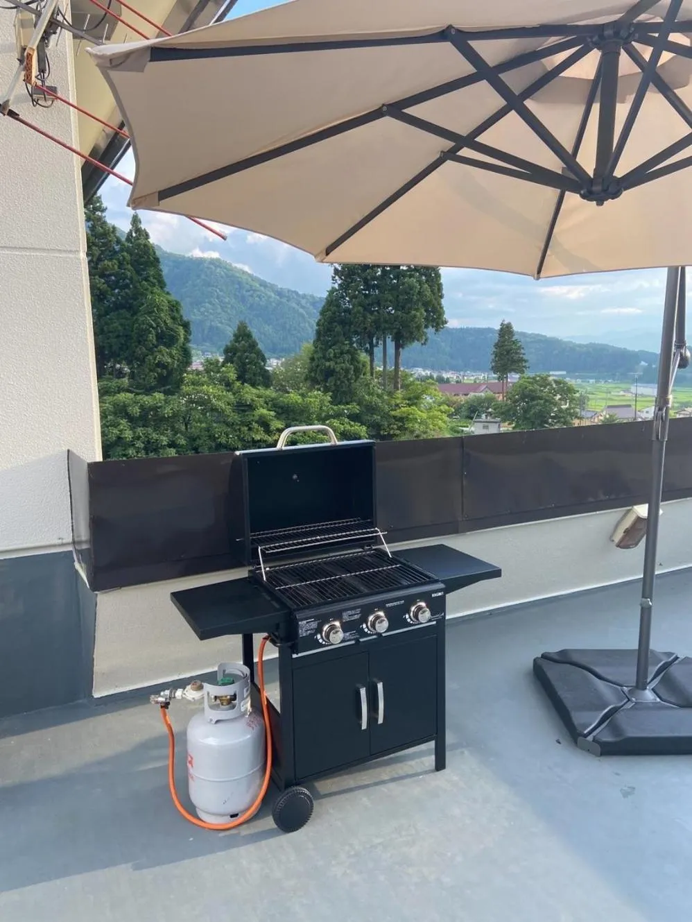 BBQ facilities in Kawamotoya