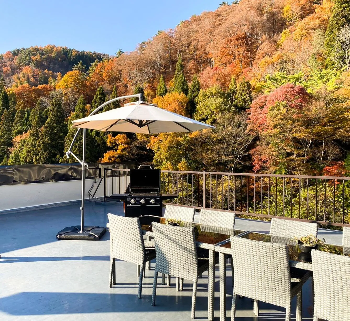 BBQ facilities in Kawamotoya