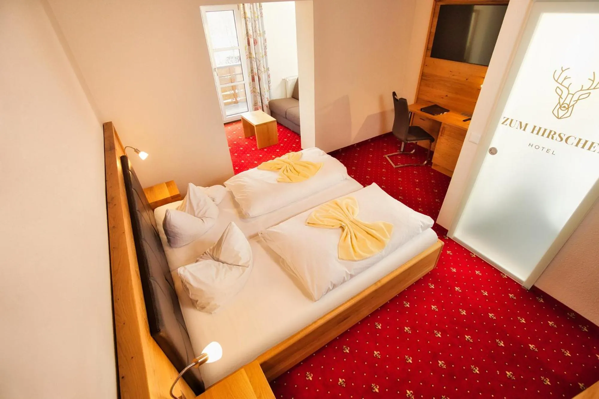 Bed in Hotel zum Hirschen