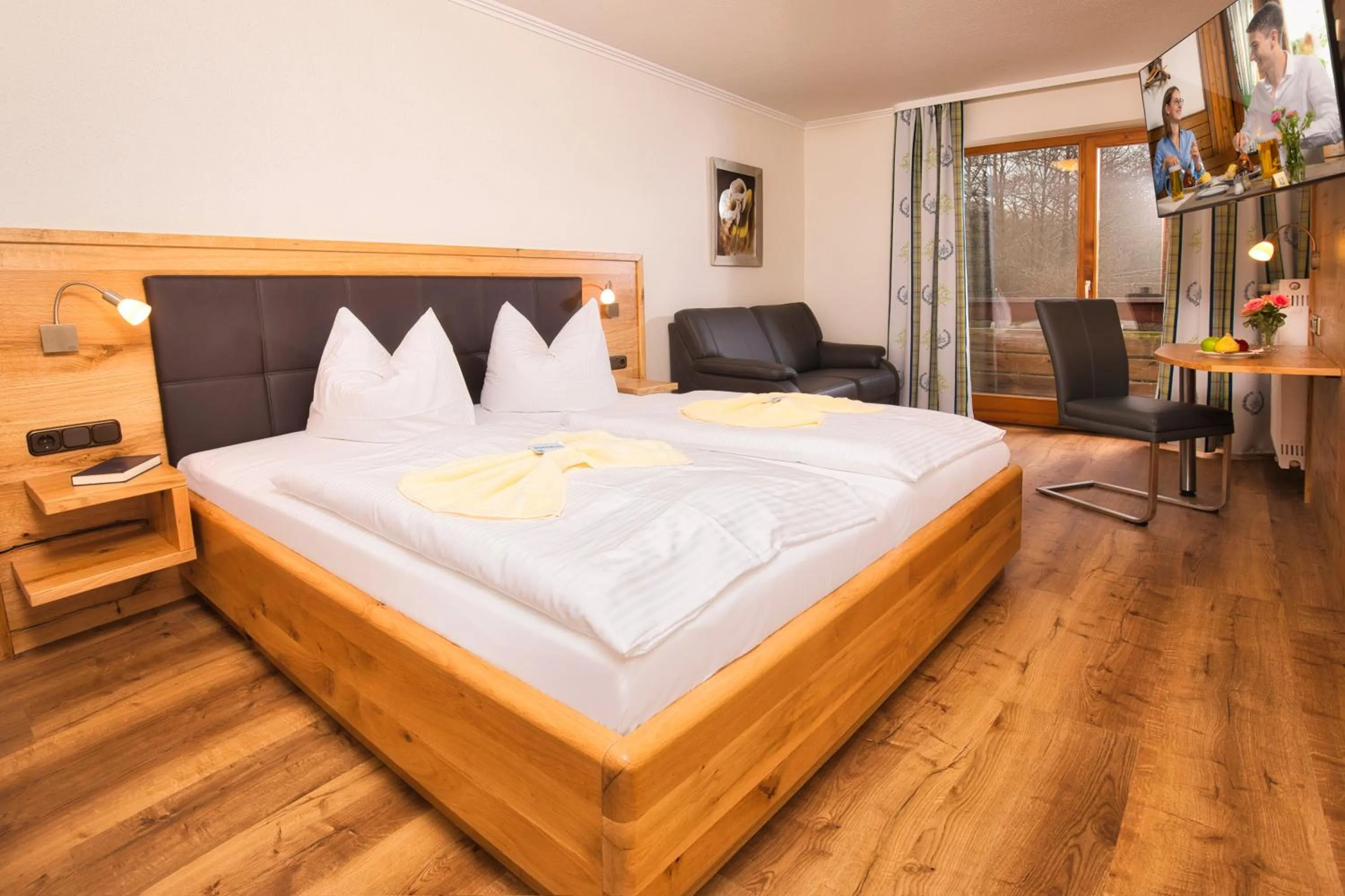 Bed in Hotel zum Hirschen