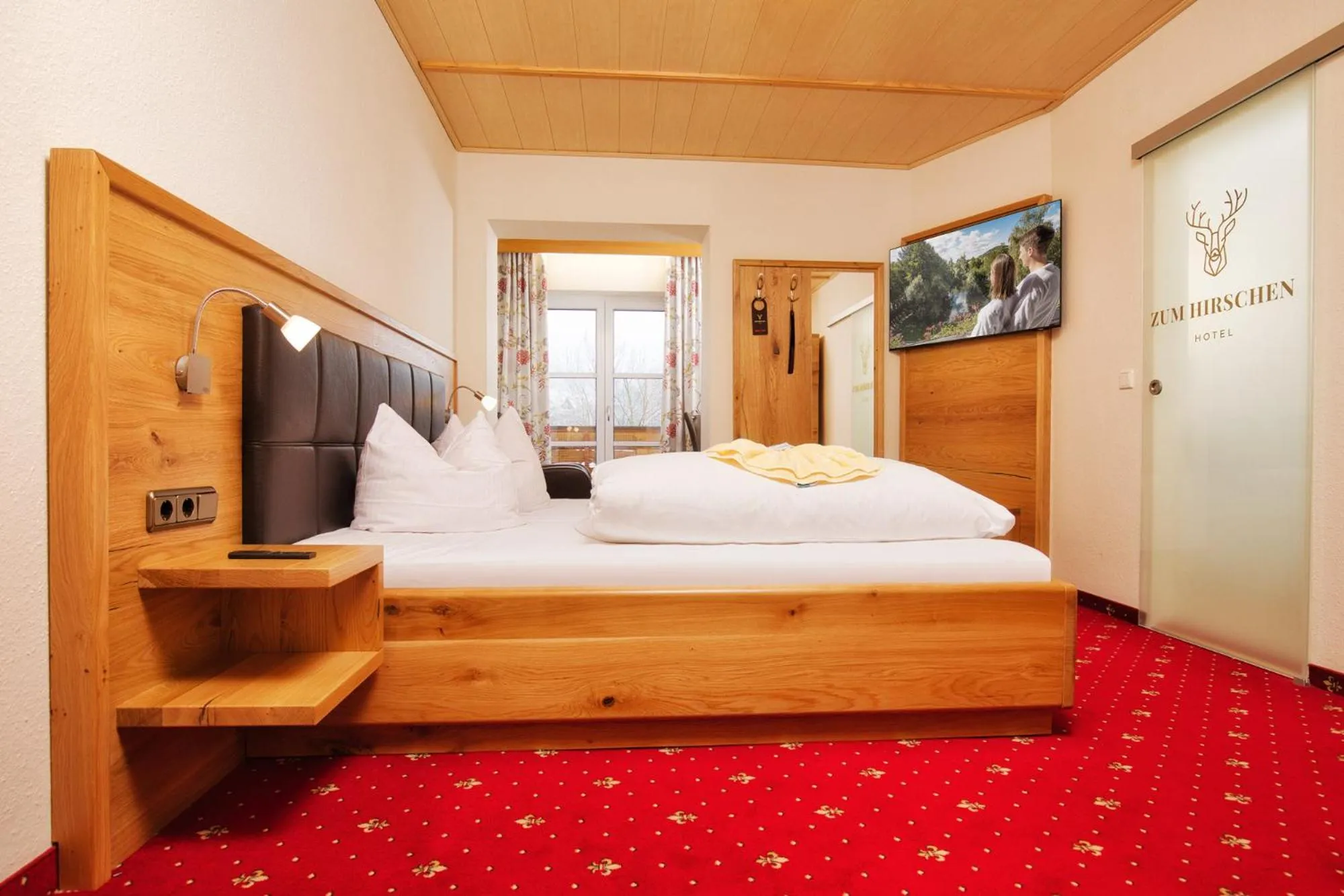 Bed in Hotel zum Hirschen