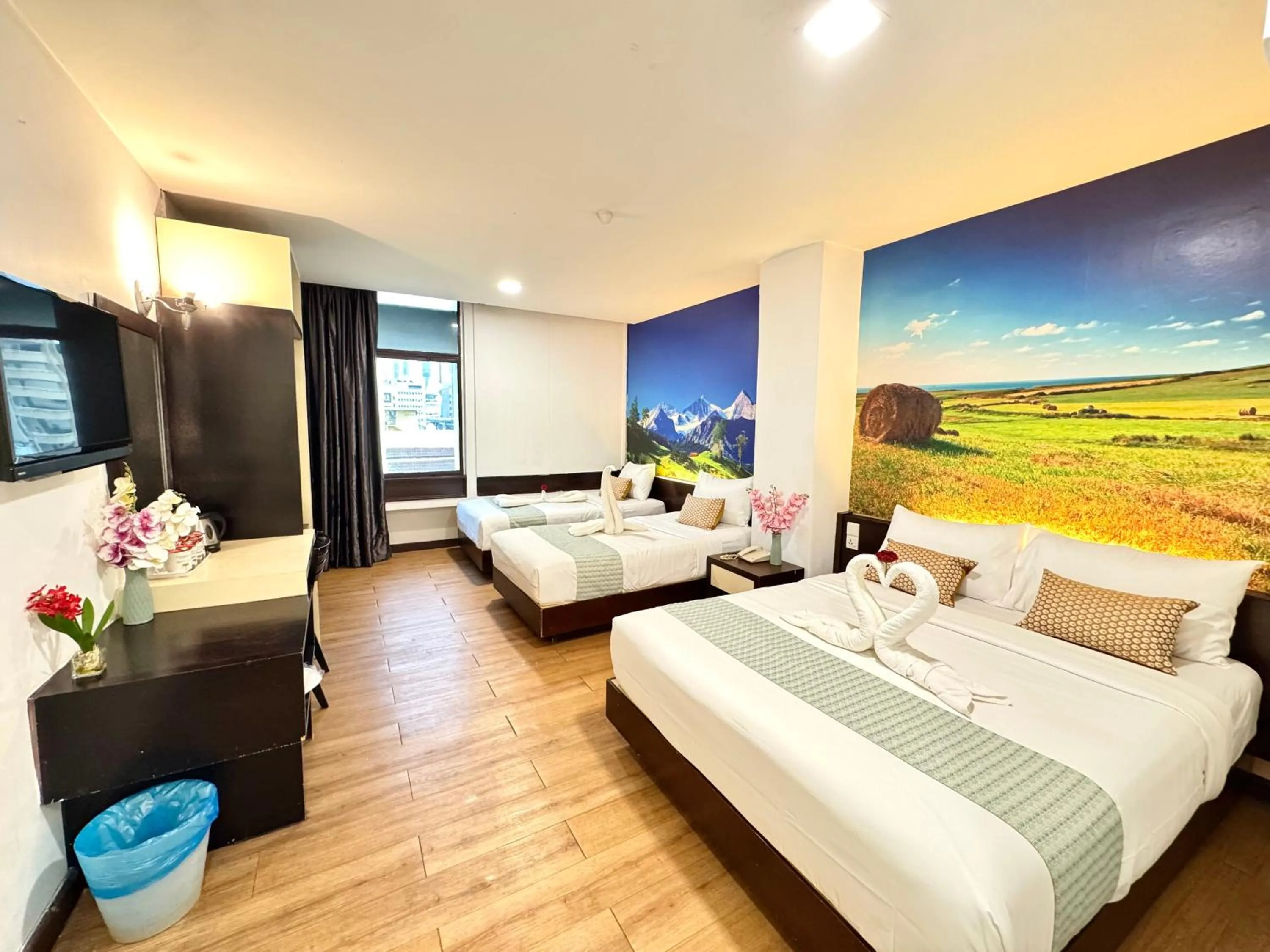 Bed in Swiss Hotel Kuala Lumpur