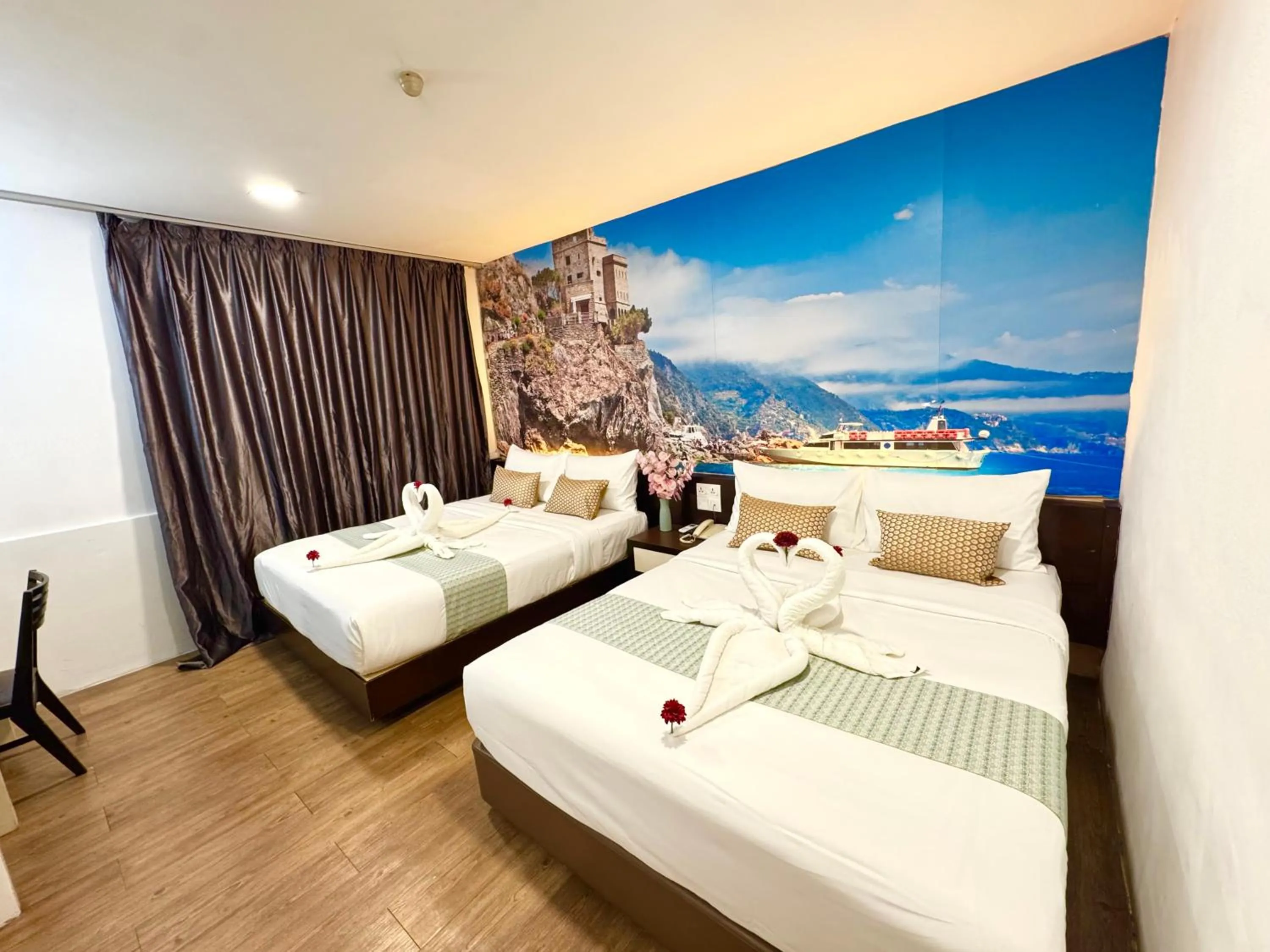 Bed in Swiss Hotel Kuala Lumpur