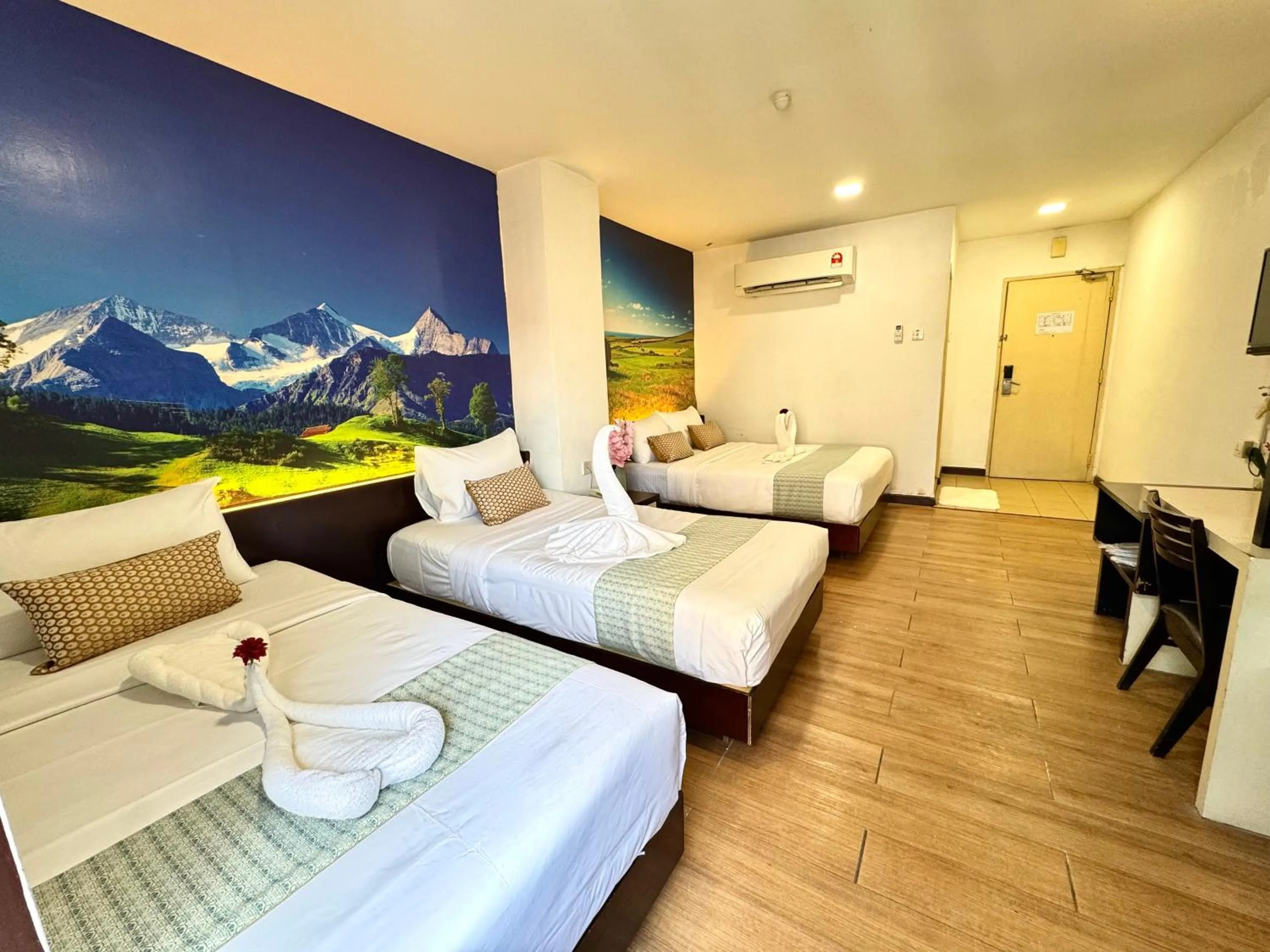 Bed in Swiss Hotel Kuala Lumpur