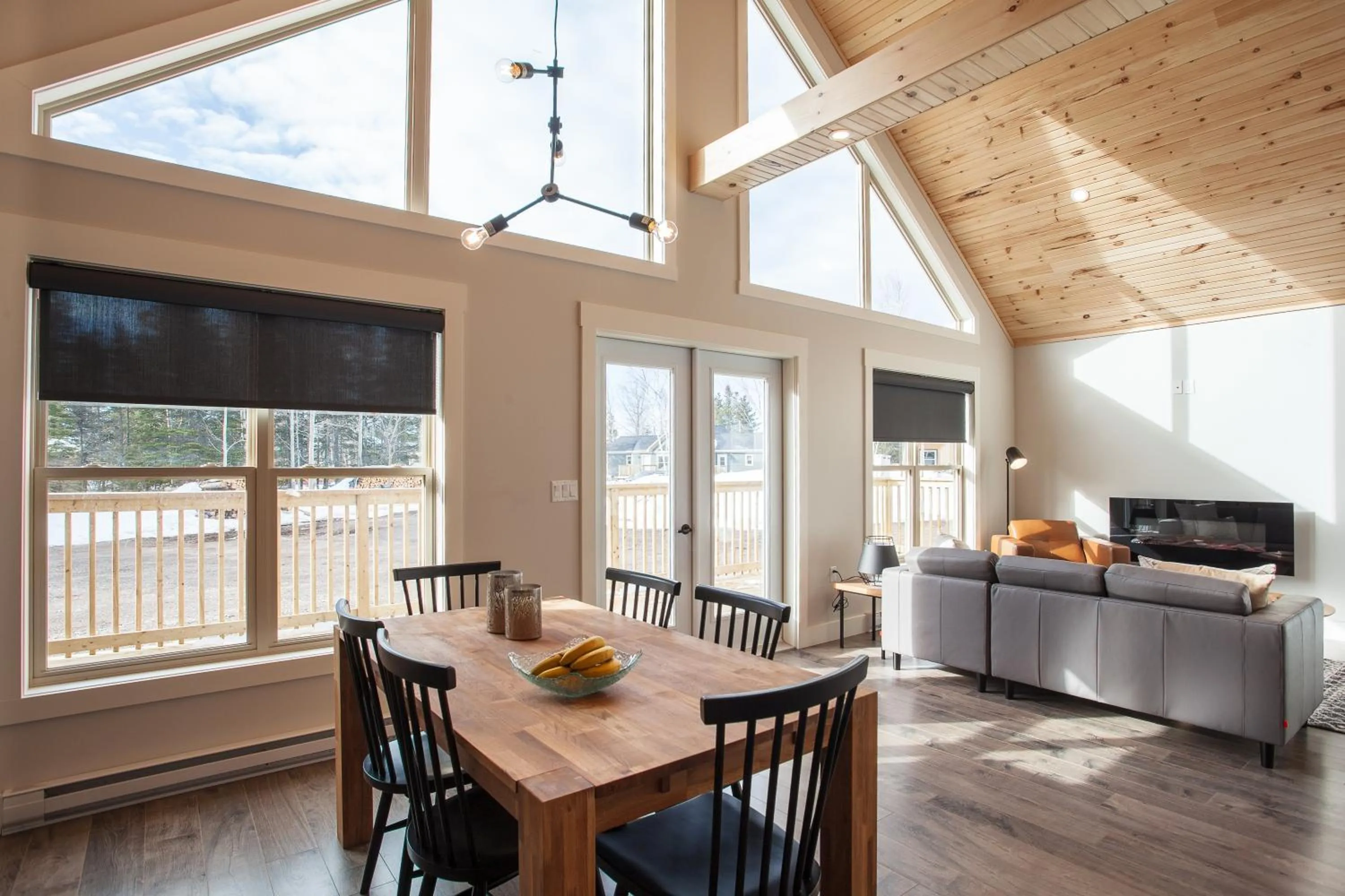 Living room in Indian Falls Chalets