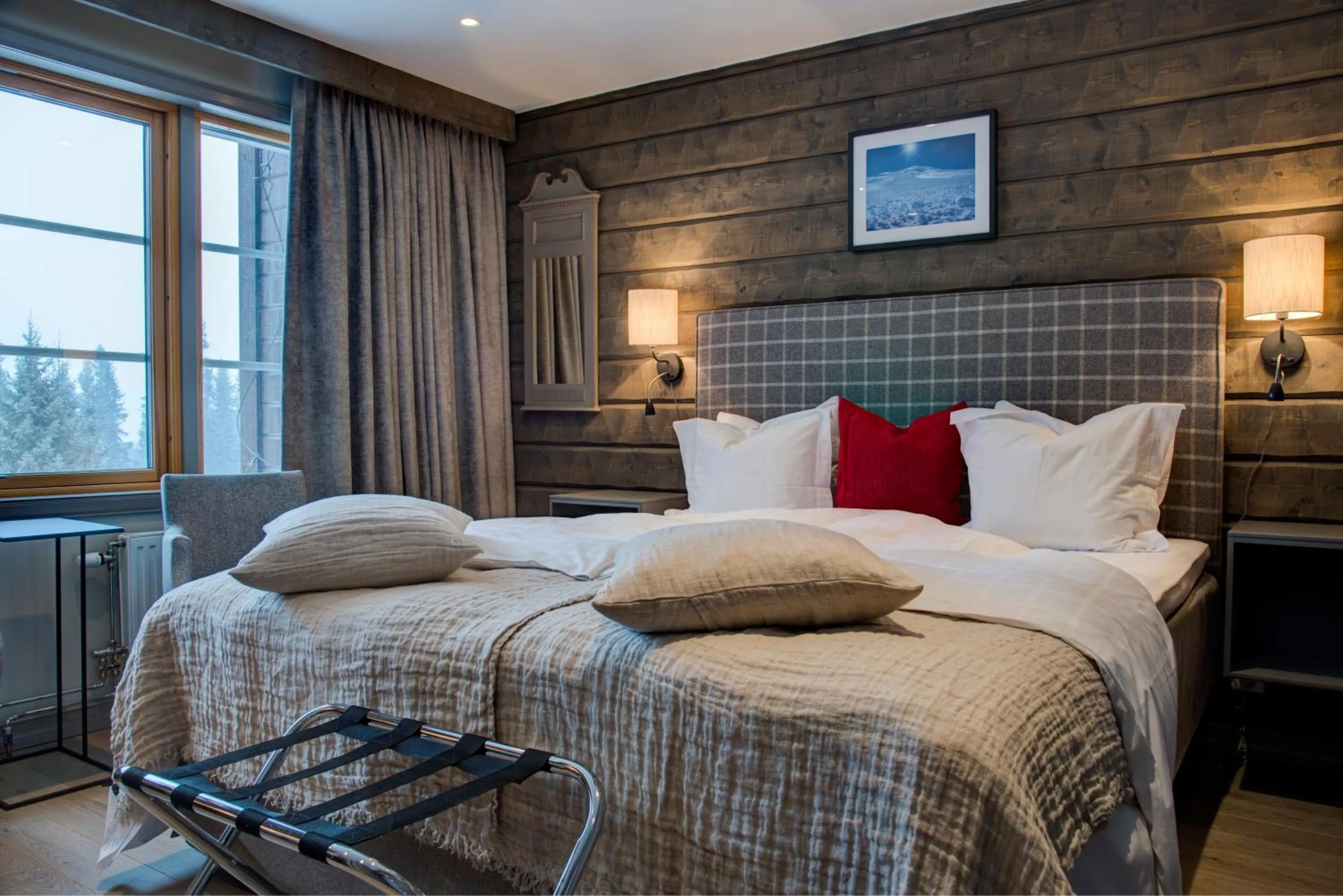 Bed in Hotel Bügelhof