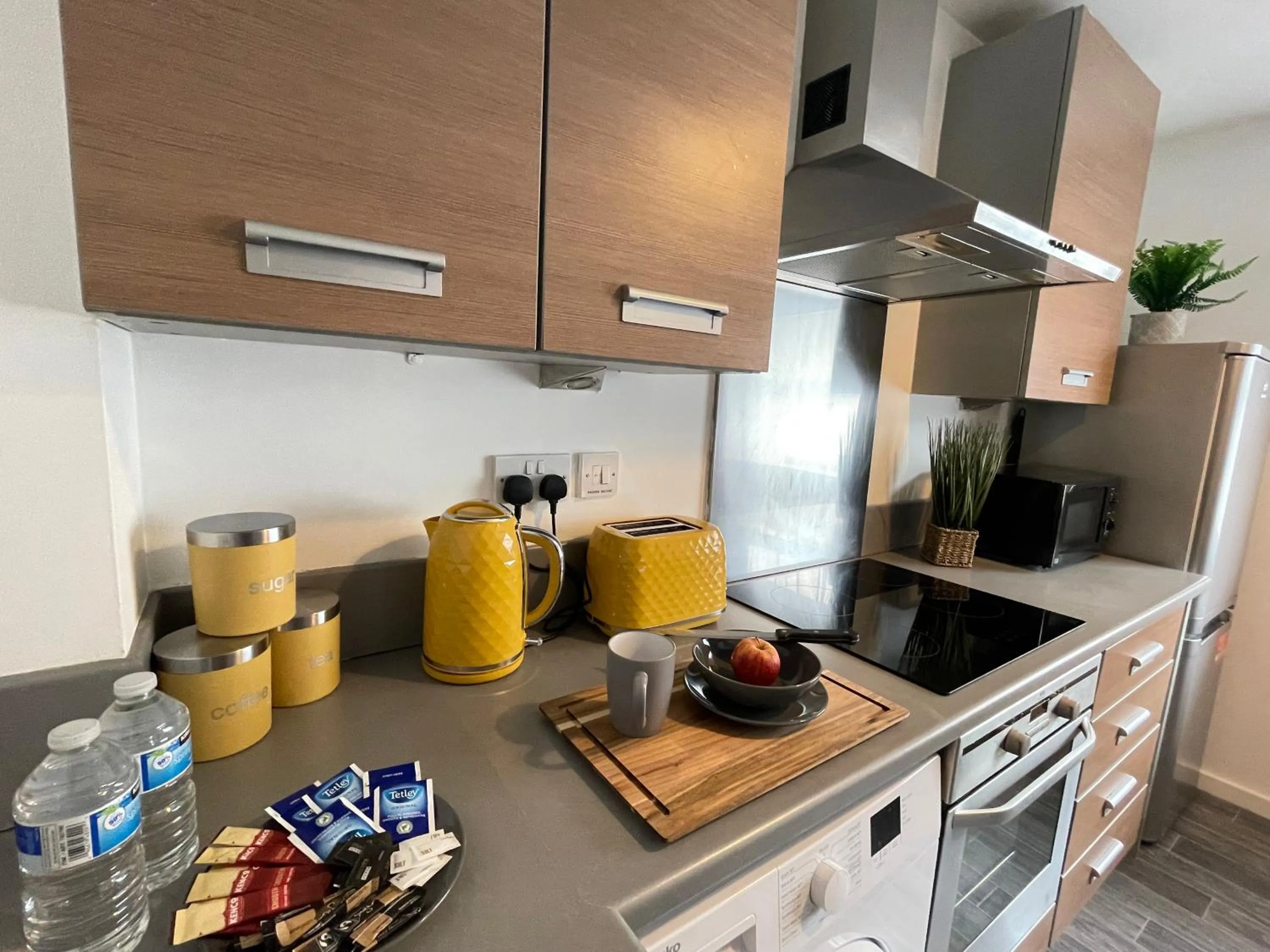 Kitchen or kitchenette in Grand Central Littleover Deluxe Apartments