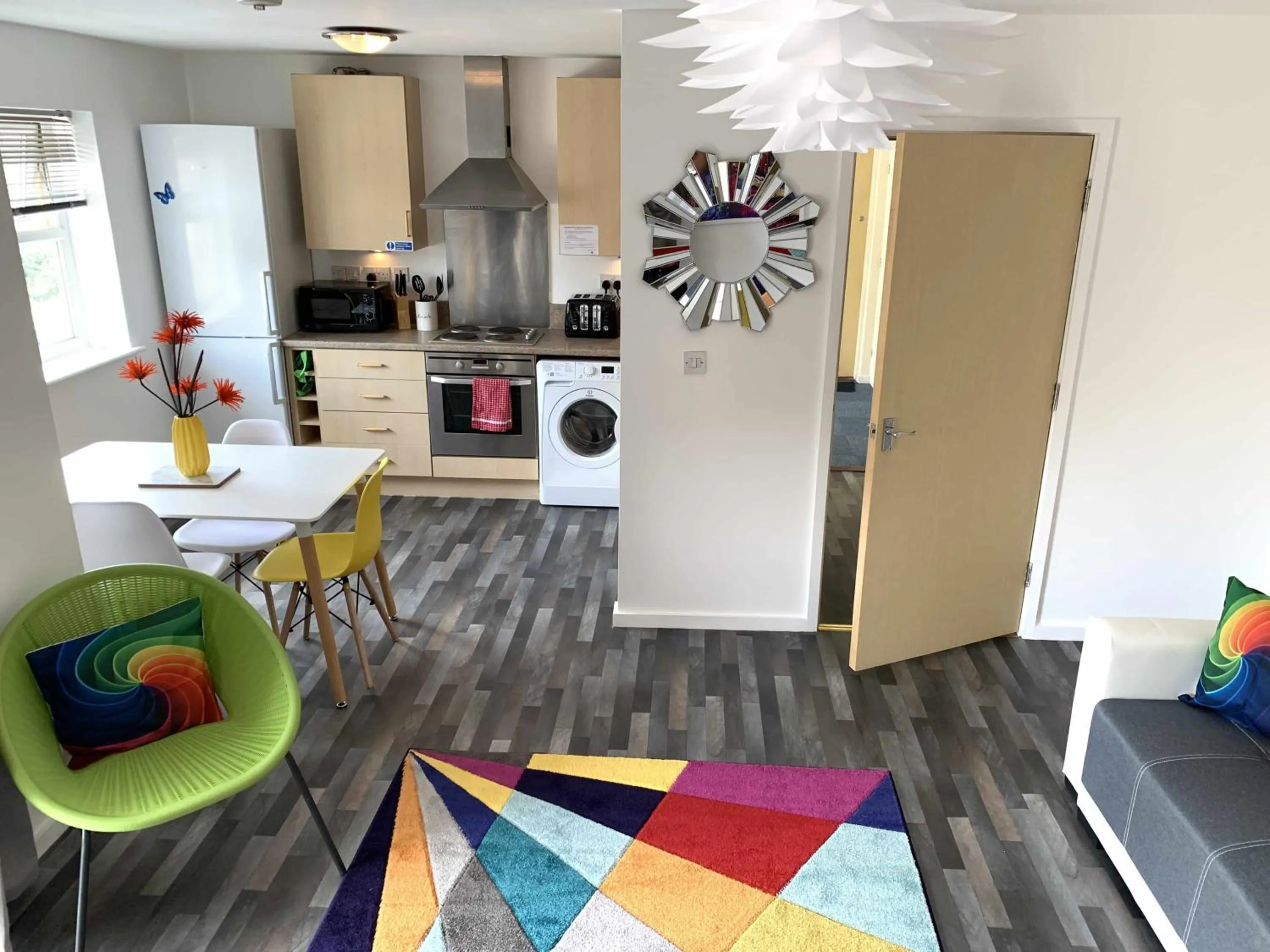 Kitchen or kitchenette in Grand Central Littleover Deluxe Apartments