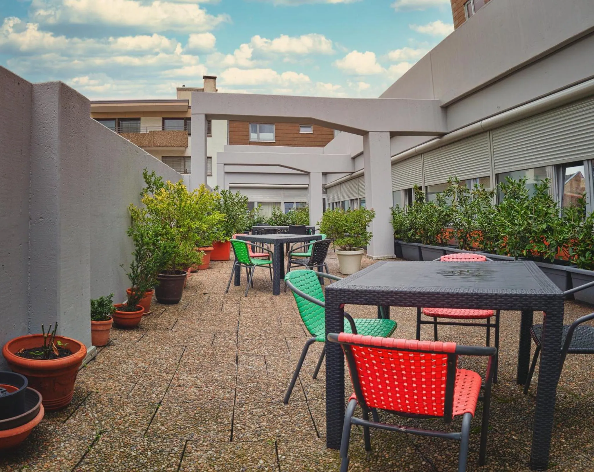 Property building in Hostel Gästehaus Kaiserpassage- Ihr Cityhostel